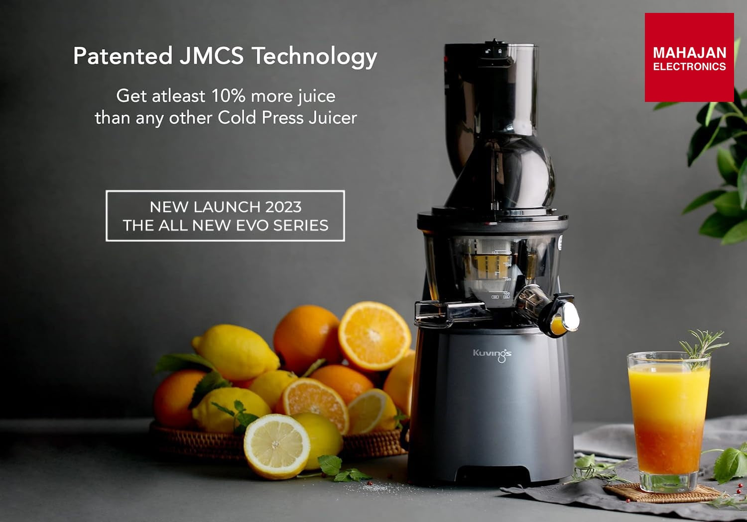 Kuvings EVO 810 (NS-2155 B M) Professional Cold Press Juicer | 12-Year Warranty | Silicone-Free Technology – Mahajan Electronics Online.