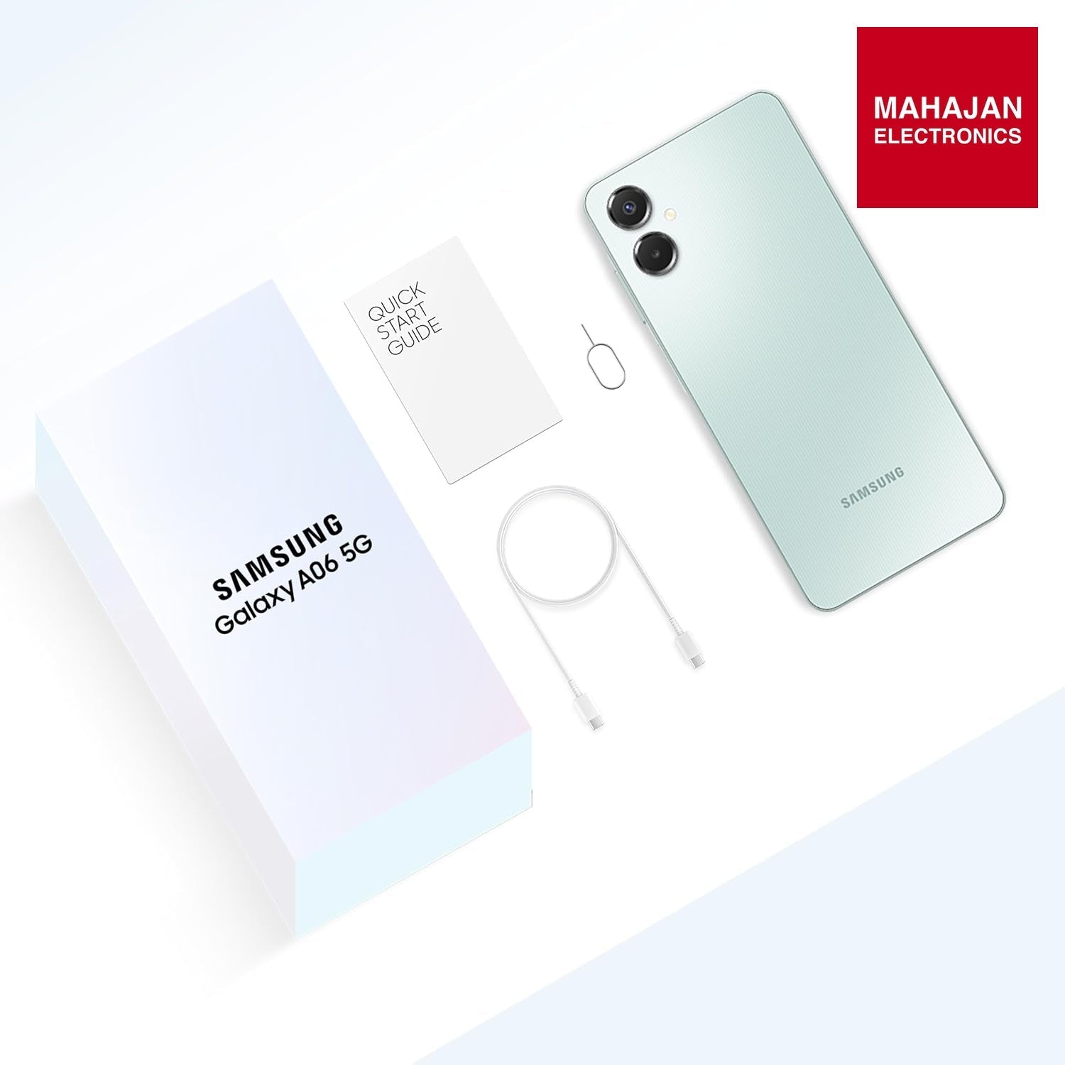 Samsung Galaxy A06 5G (Light Green, 4GB RAM, 64GB Storage)| True 5G with 12 5G Bands | 50MP Dual Camera | 4 – Mahajan Electronics Online.
