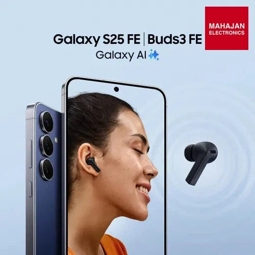 Samsung Galaxy S25 FE 5G (8GB RAM/ 512GB Storage) Galaxy AI | 7x OS Upgrades | AMOLED 120Hz FHD+ Display (Jet – Mahajan Electronics Online.