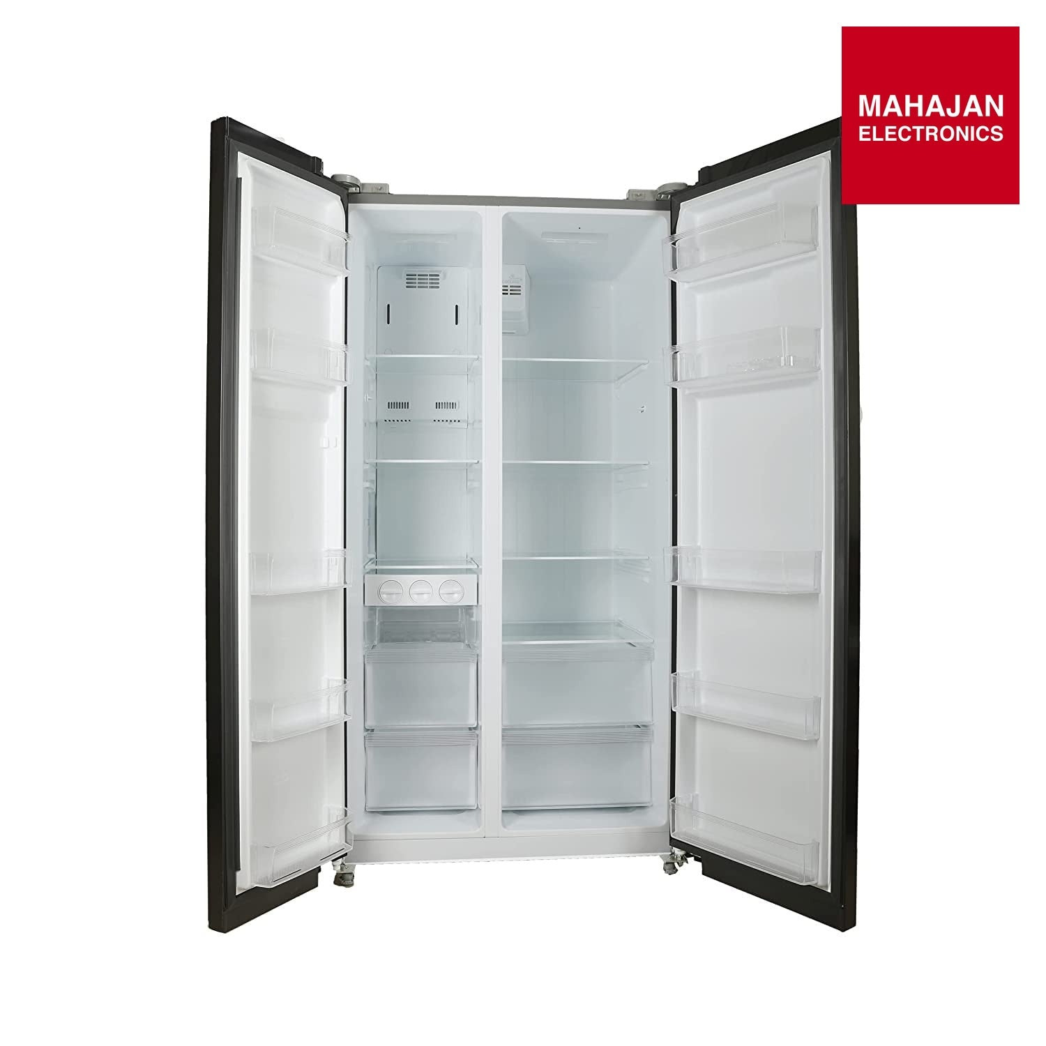 LLYOD GLSF590EBHM1GC 587 Litre Frost Free Side By Side Refrigerator (Black Hunch)-Online Mahajan Electronics – Mahajan Electronics Online.