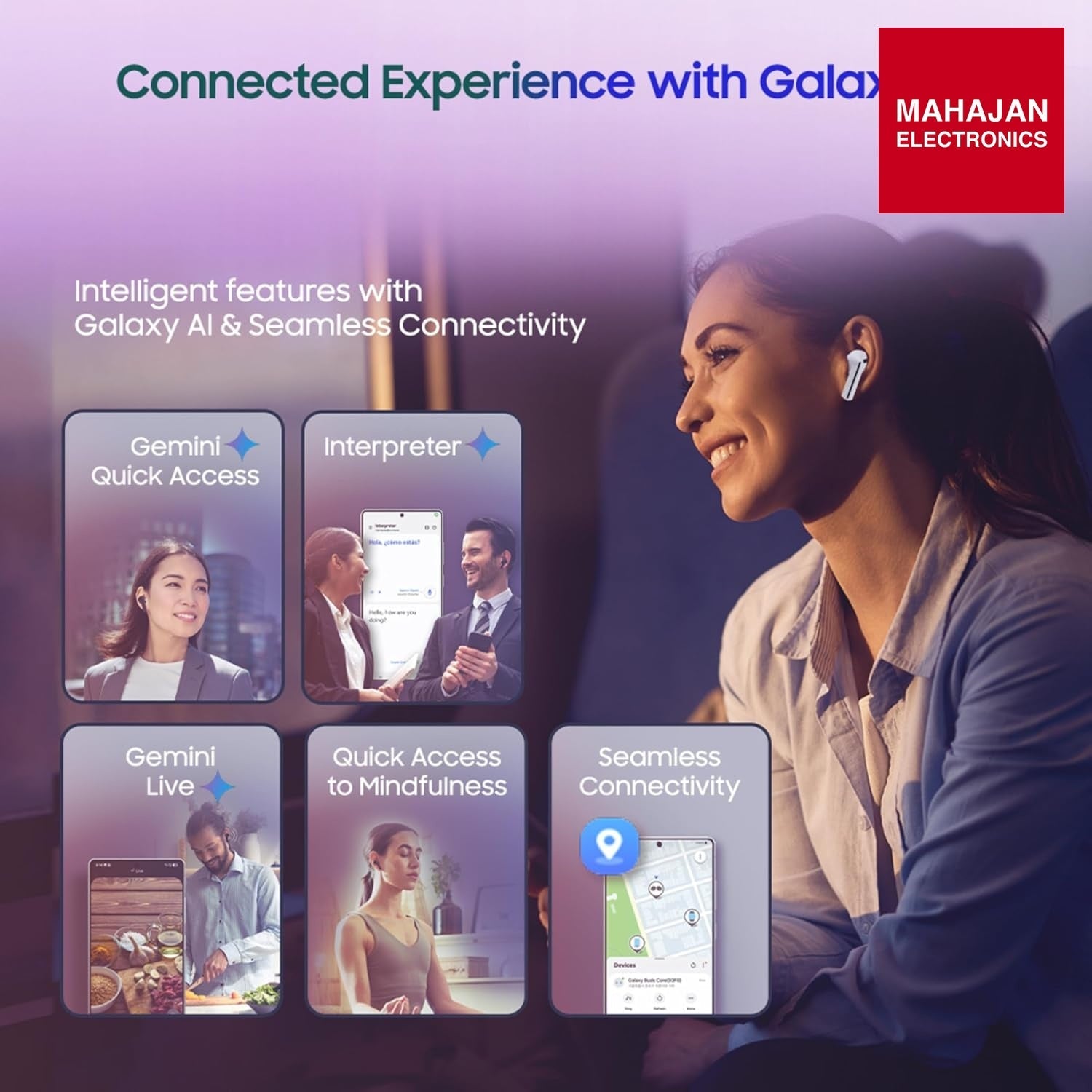 Samsung Galaxy Buds3 FE (Gray) with Galaxy AI – Mahajan Electronics Online.