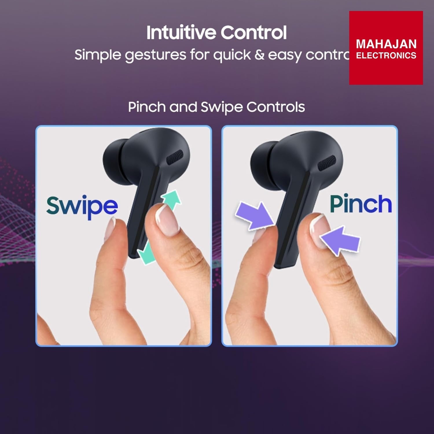 Samsung Galaxy Buds3 FE (Black) with Galaxy AI – Mahajan Electronics Online.