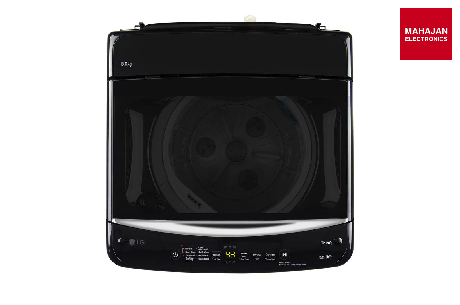 LG T90V4OB1S 9Kg Top Load Washing Machine, In-Built Heater, Onyx Black – Mahajan Electronics Online.