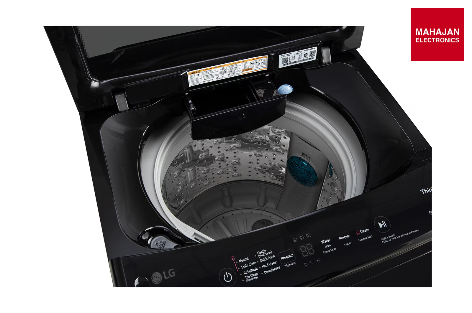 LG T90V4OB1S 9Kg Top Load Washing Machine, In-Built Heater, Onyx Black – Mahajan Electronics Online.
