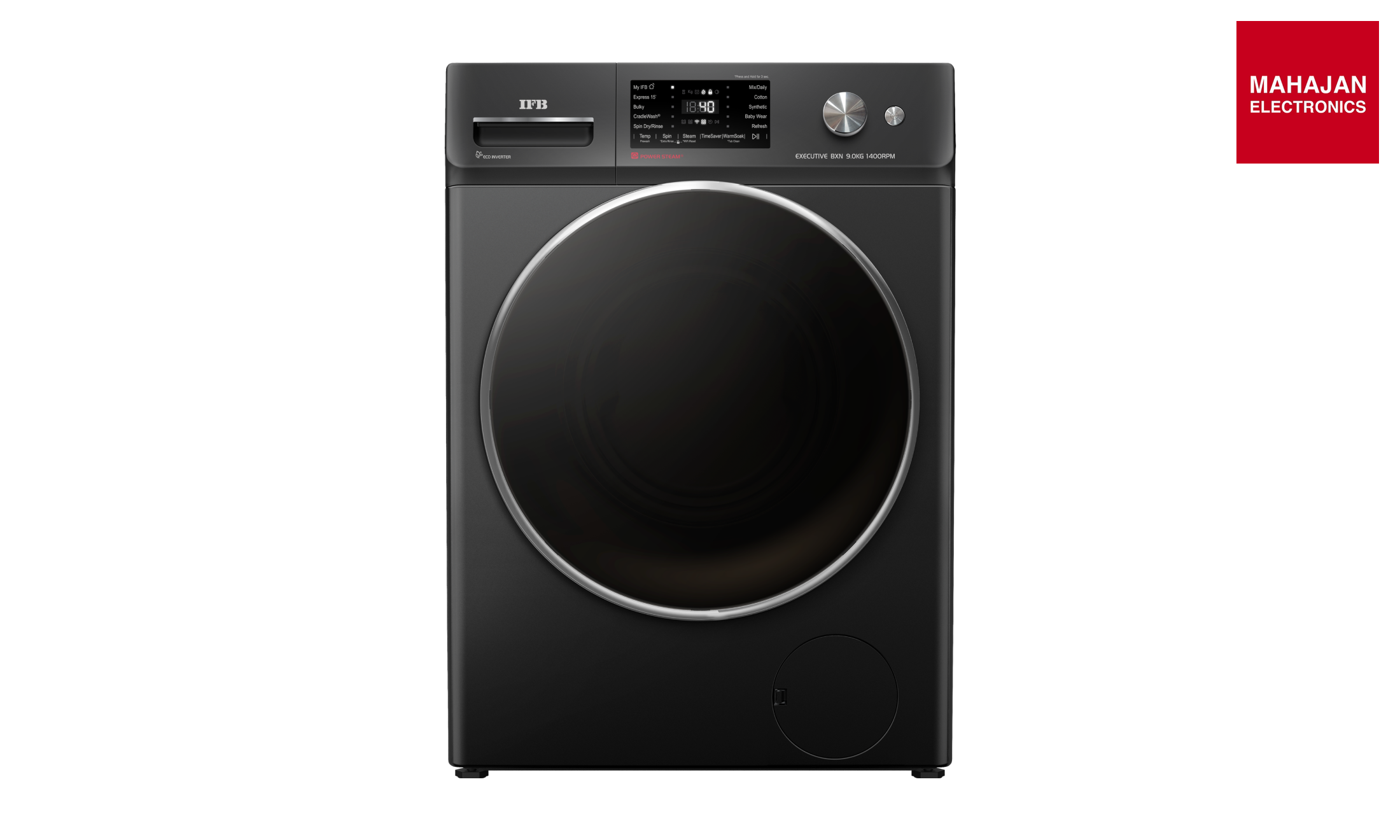 IFB Executive BXN 9014K CMS DeepClean® 9 kg Front Load Washing Machine with Steam Refresh – Mahajan Electronics Online.