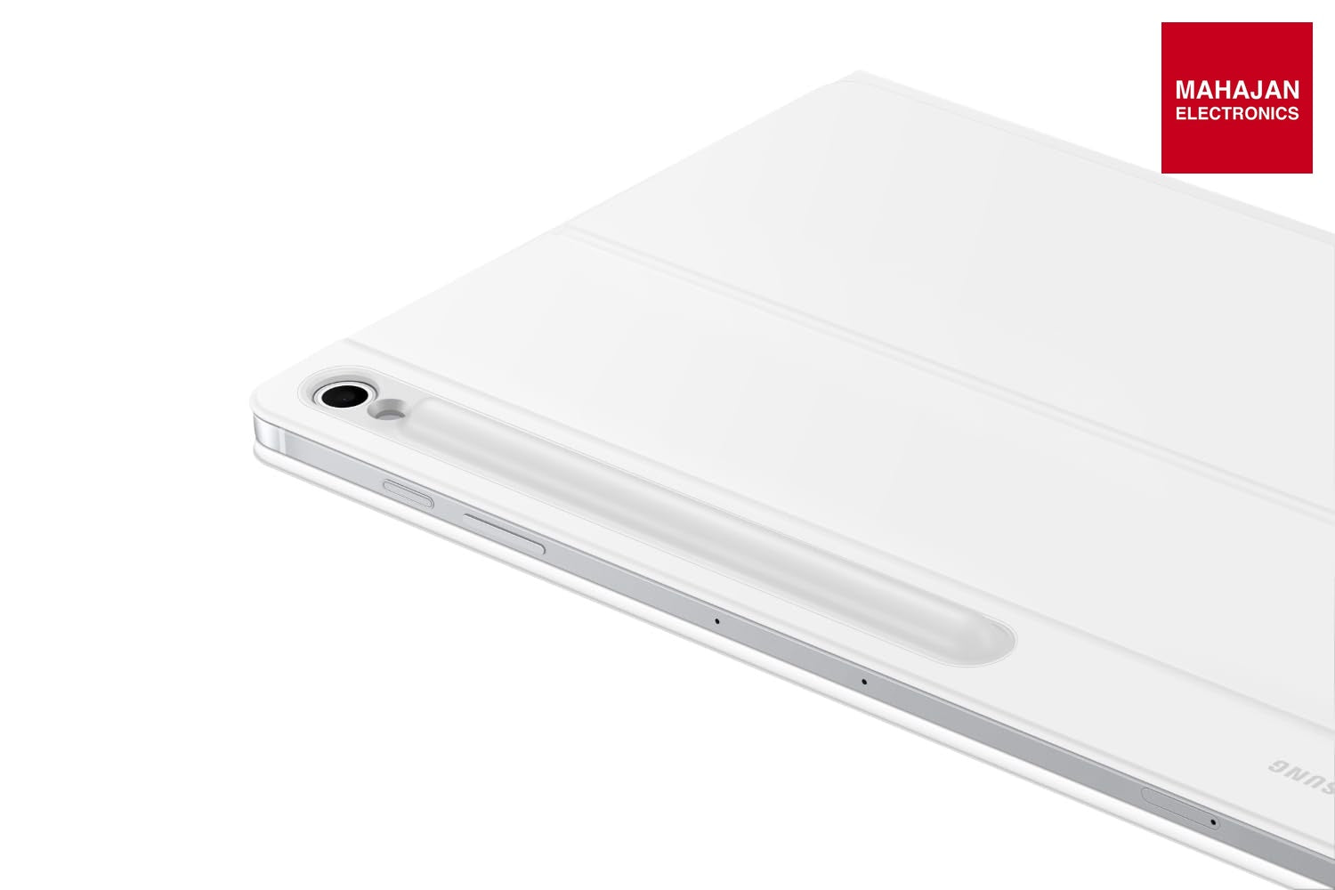 Samsung Galaxy Tab S10 FE+ Book Cover Keyboard with AI Key, White – Mahajan Electronics Online.
