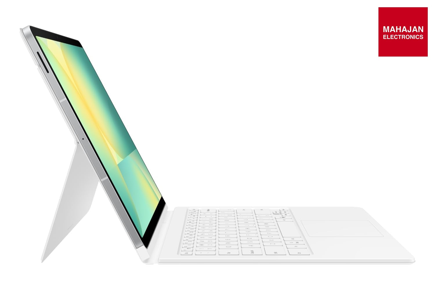 Samsung Galaxy Tab S10 FE+ Book Cover Keyboard with AI Key, White – Mahajan Electronics Online.