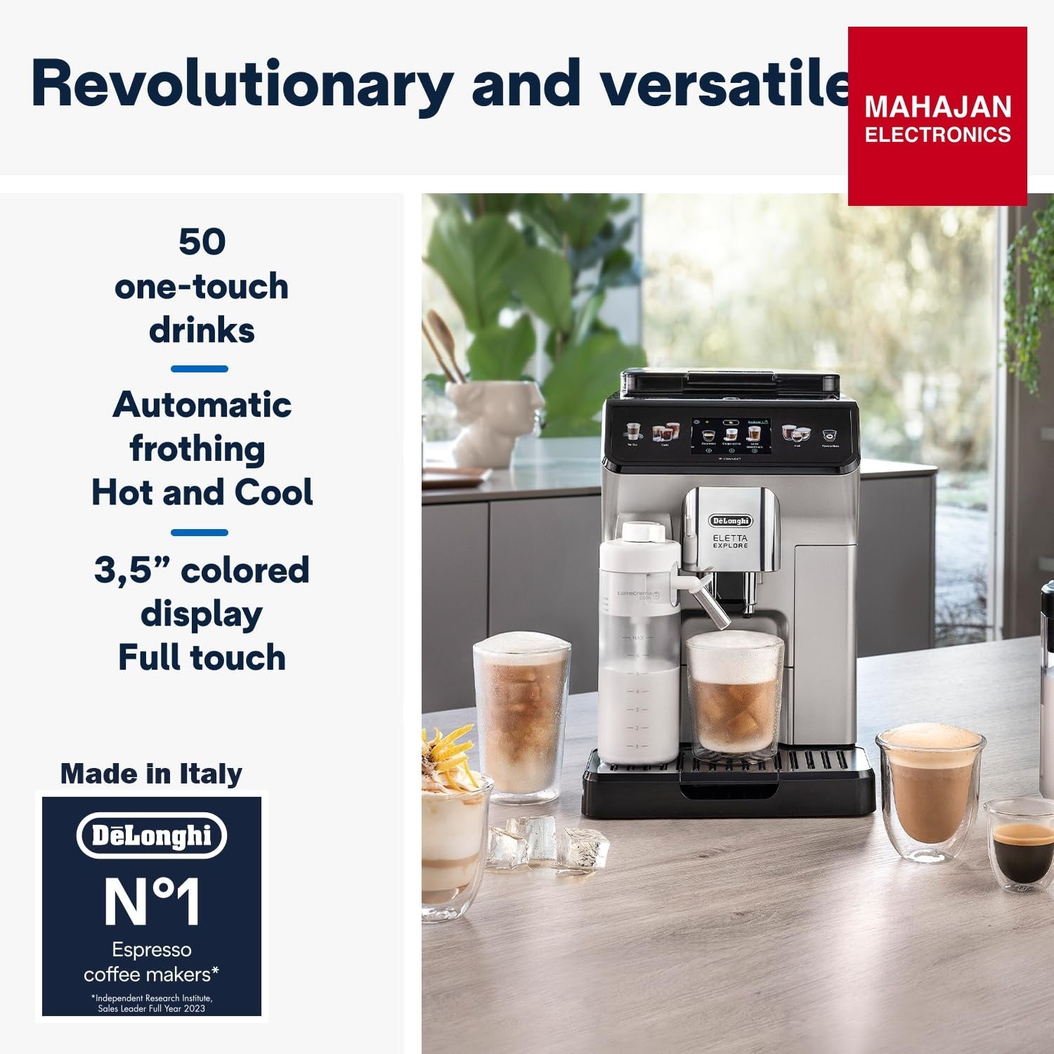 De’Longhi Eletta Explore ECAM450.65.S – Mahajan Electronics Online.