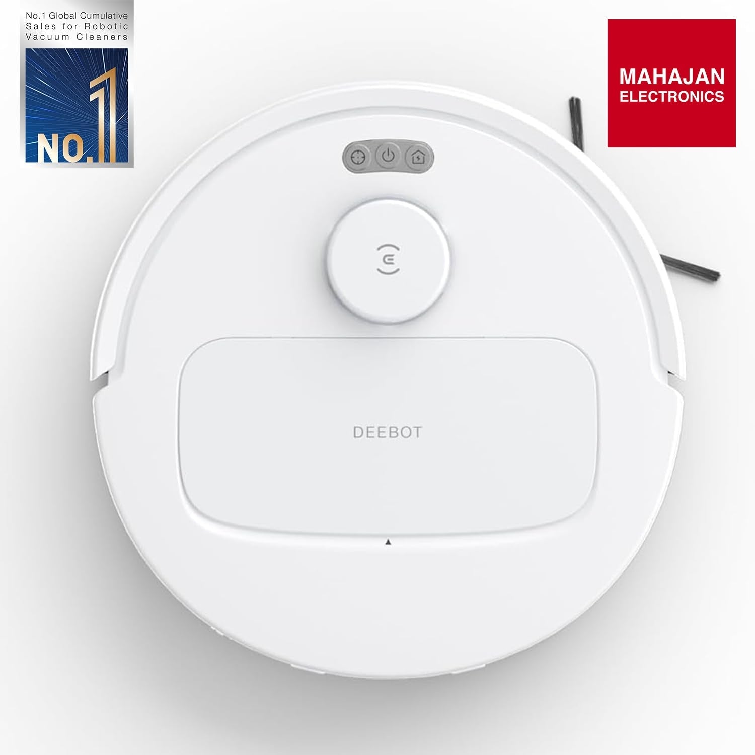 ECOVACS DEEBOT N30 Plus White 2 in 1 Robot Vacuum & Mop, 2025 New Launch, Multi-Cyclone Auto-Empty Station – Mahajan Electronics Online.