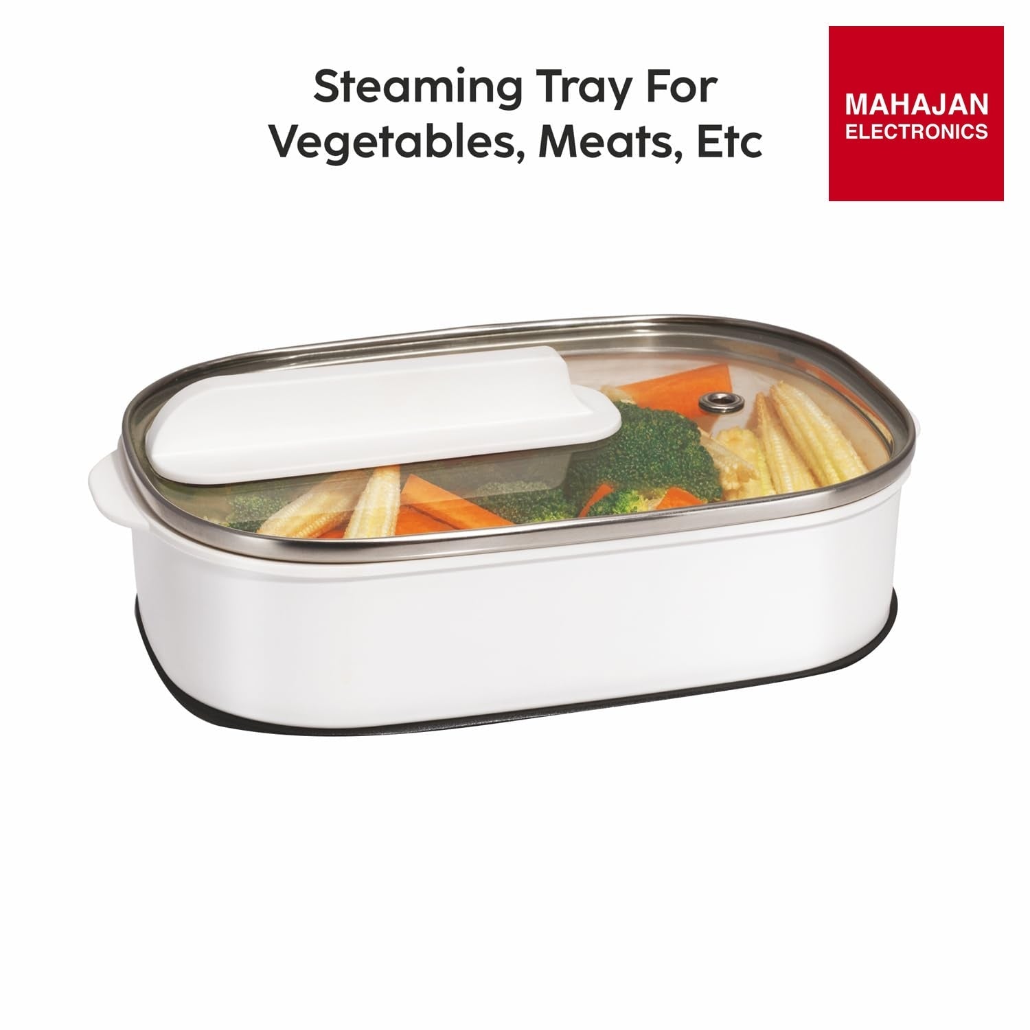 Glen SA-3051MFS 3 In 1 Multi Cooker & Food Steamer, 600W, With Nonstick Pot, 2 Power Settings, Vegetable – Mahajan Electronics Online.