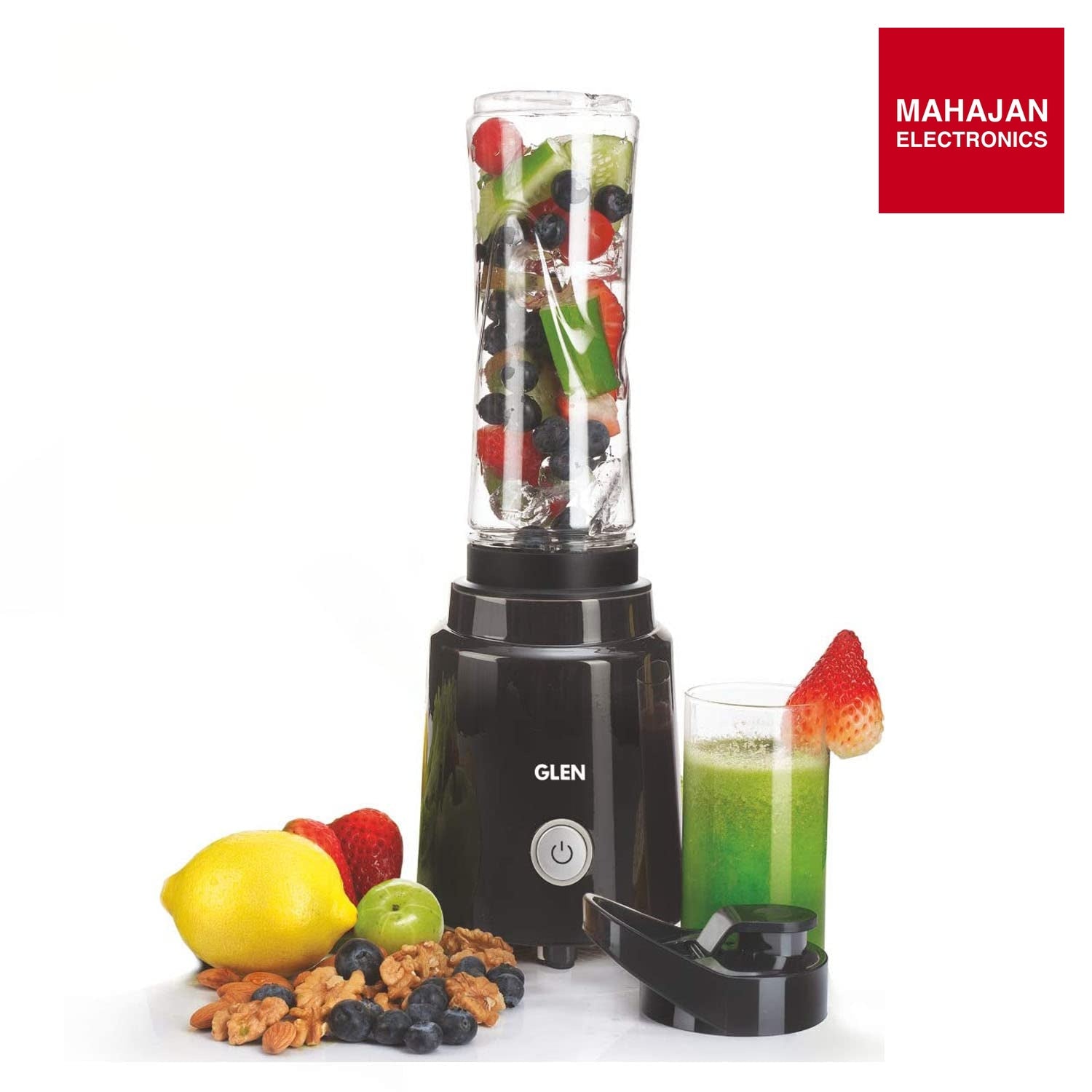 Glen SA 4047 BL Electric Personal Blender 200W 0.6 Litres BPA free Bottle with carry handle - Black , 2 Years – Mahajan Electronics Online.