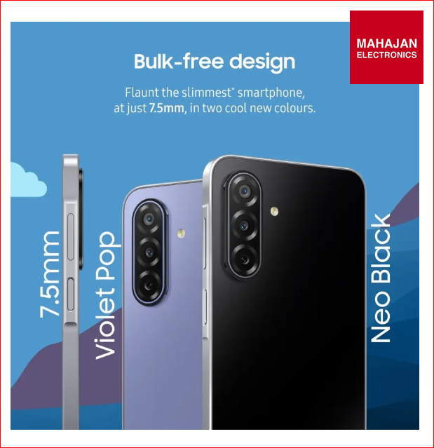 Samsung Galaxy F17 5G (Violet Pop, 128 GB)  (8 GB RAM) Mahajan Electronics Online