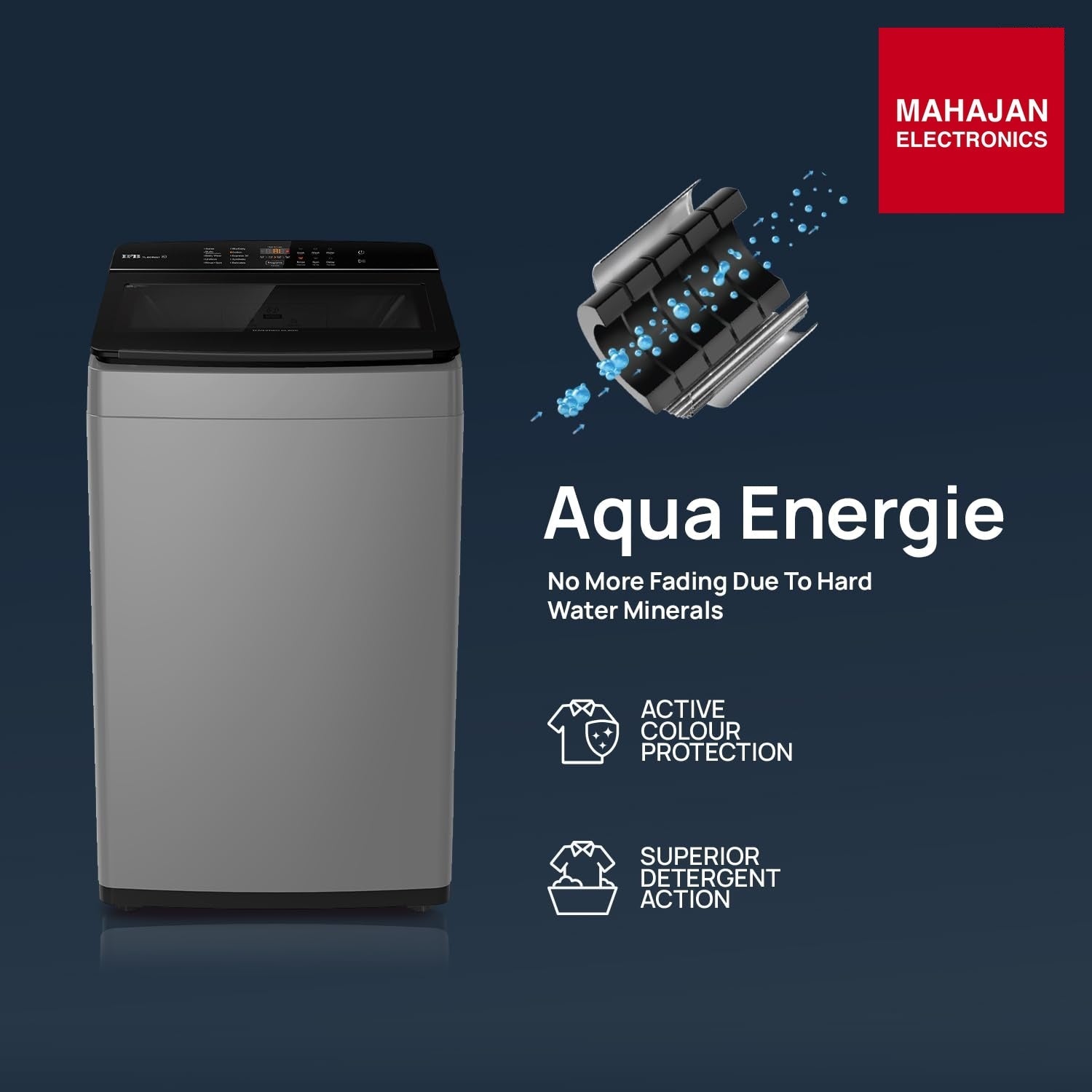IFB TL801MG1 8 Kg 5 Star with Deep Clean® Technology, AI Powered, Fully Automatic Top Load Washing Machine ( ActivMix, Aqua Energie, Med Grey) Mahajan Electronics Online