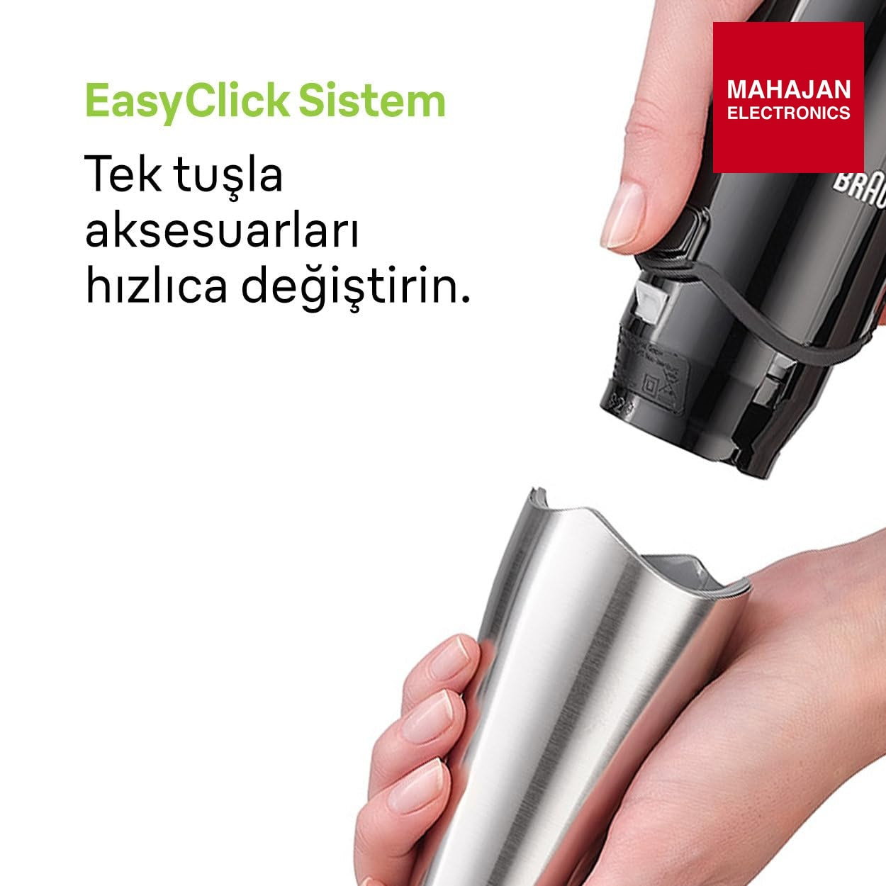 Braun MQ7075X MultiQuick 7 Hand Blender 1000W with Beaker, 1.5L Food Processor, Whisk, ActiveBlade, Easy – Mahajan Electronics Online.
