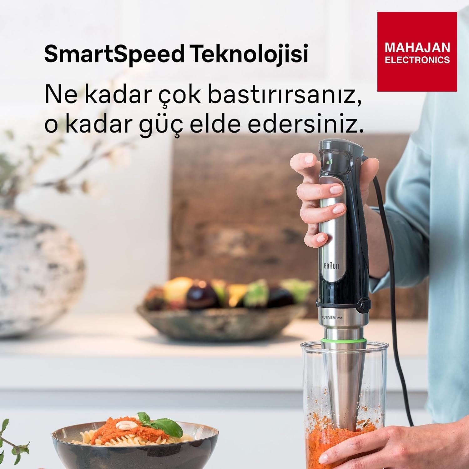 Braun MQ7075X MultiQuick 7 Hand Blender 1000W with Beaker, 1.5L Food Processor, Whisk, ActiveBlade, Easy – Mahajan Electronics Online.