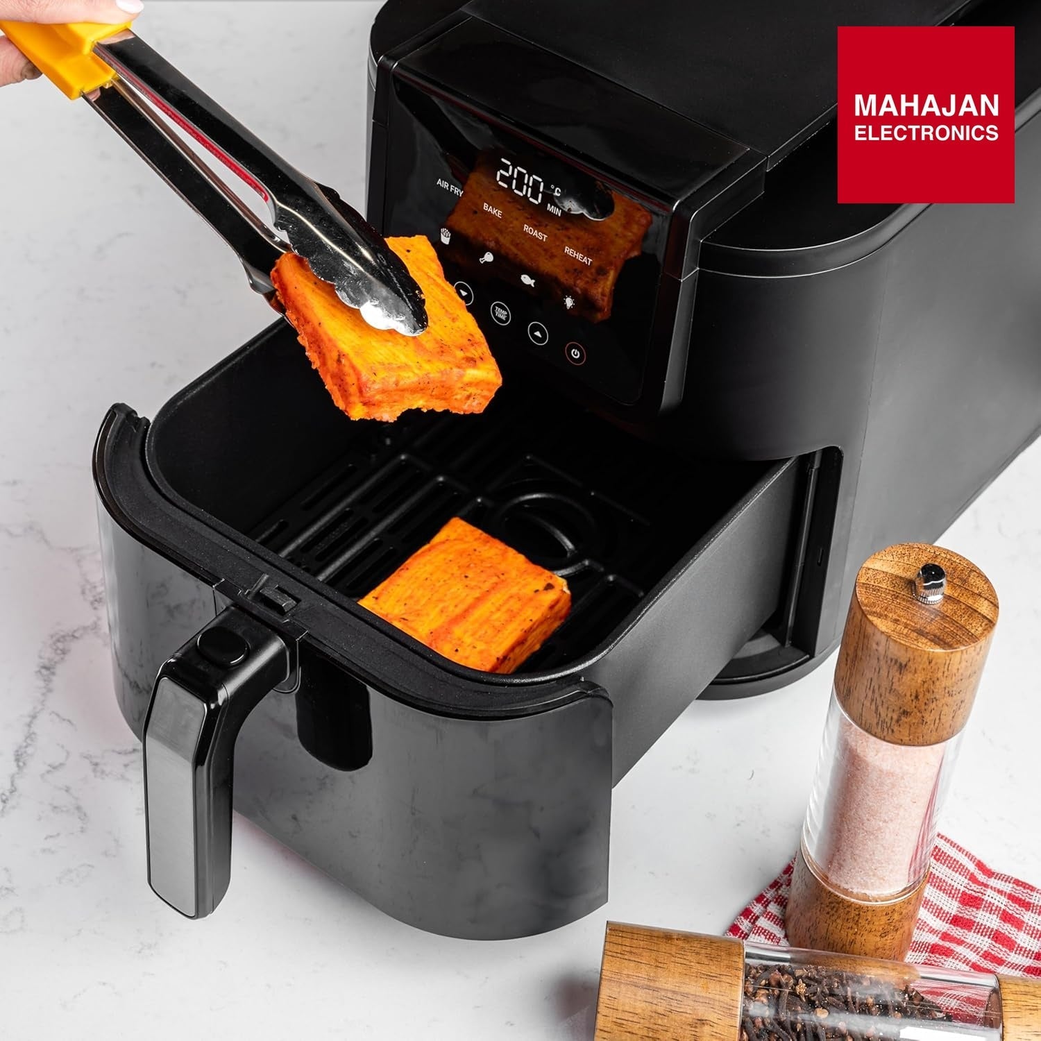 Nutricook Slim XL 7.6L Air Fryer with 100% Toxin-Free Ceramic Coating—No PTFE, PFAS, PFOA or Microplastics – Mahajan Electronics Online.