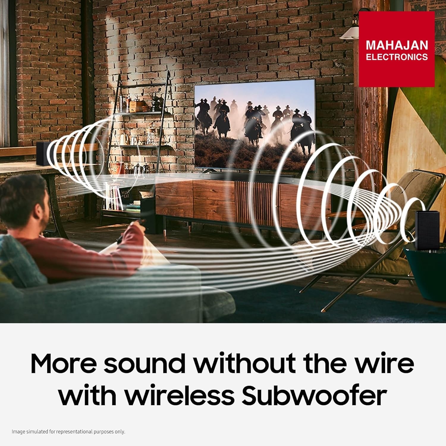 Samsung HW-B450F/XL 2.1 Channel Dolby Digital Soundbar (Powerful Bass, Black) – Mahajan Electronics Online.