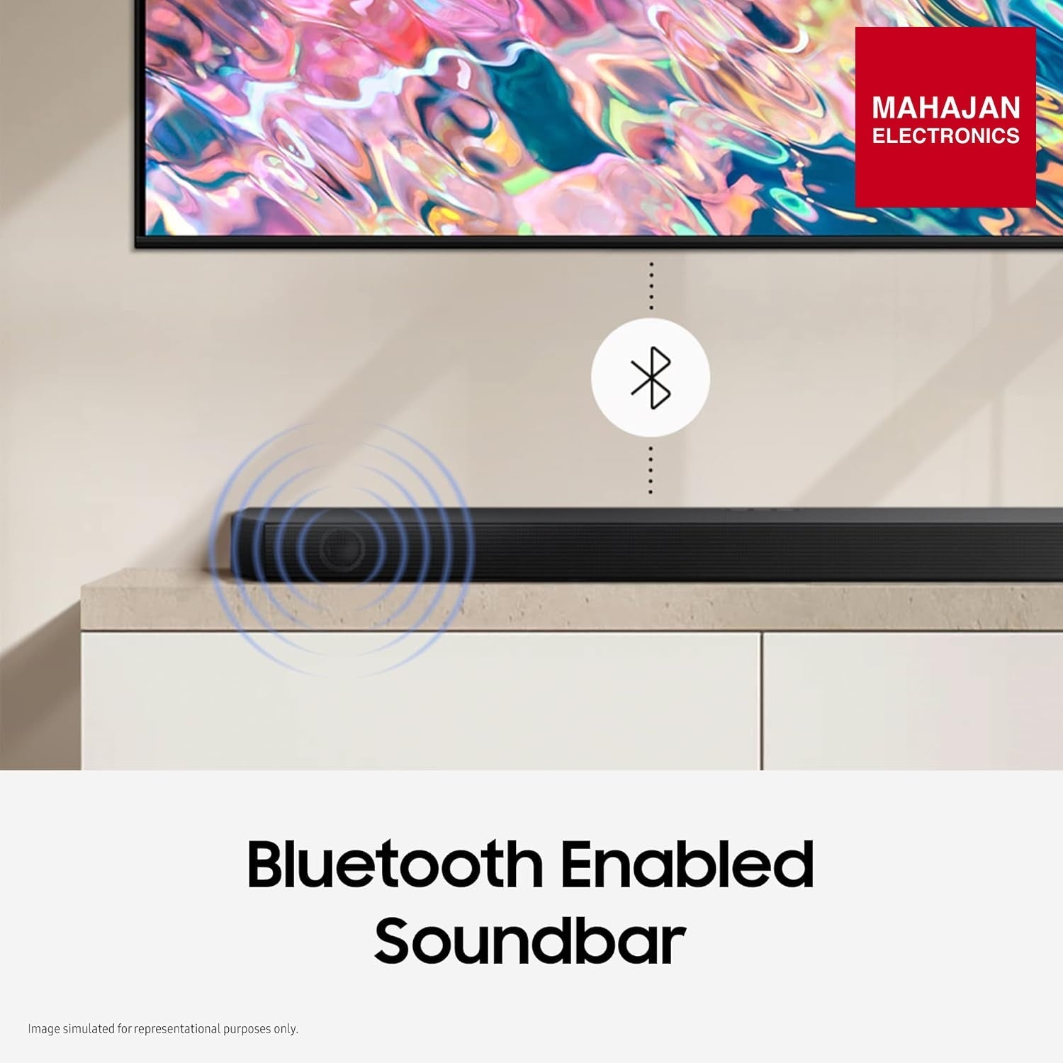 Samsung HW-B450F/XL 2.1 Channel Dolby Digital Soundbar (Powerful Bass, Black) – Mahajan Electronics Online.