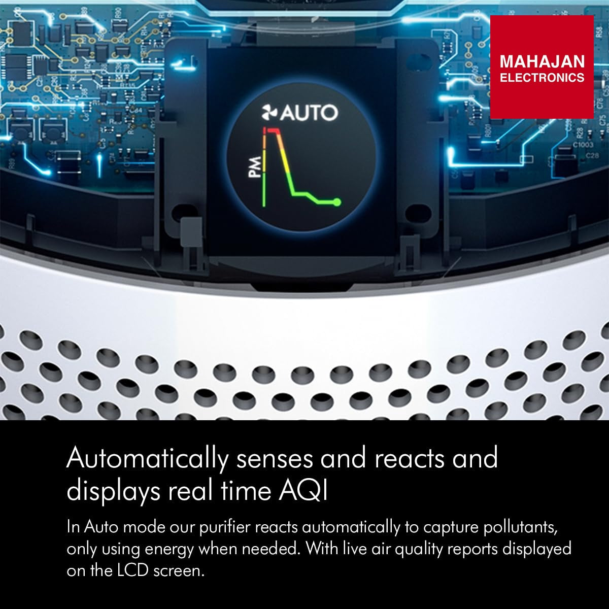 Dyson Air Purifier Cool PC1 | Removes 99.95% of allergens & pollutants as small as PM 0.1 Auto, Sleep and Night modes | Control via remote, App, compatible voice assistants | 2 Year Warranty Mahajan Electronics Online