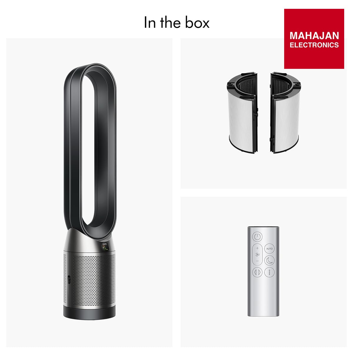 Dyson Air Purifier Cool PC1 | Removes 99.95% of allergens & pollutants as small as PM 0.1 Auto, Sleep and Night modes | Control via remote, App, compatible voice assistants | 2 Year Warranty Mahajan Electronics Online