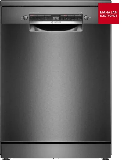 BOSCH SMS6HMC00I 15 Place Settings Dishwasher free-standing dishwasher 60 cm Brushed black steel – Mahajan Electronics Online.