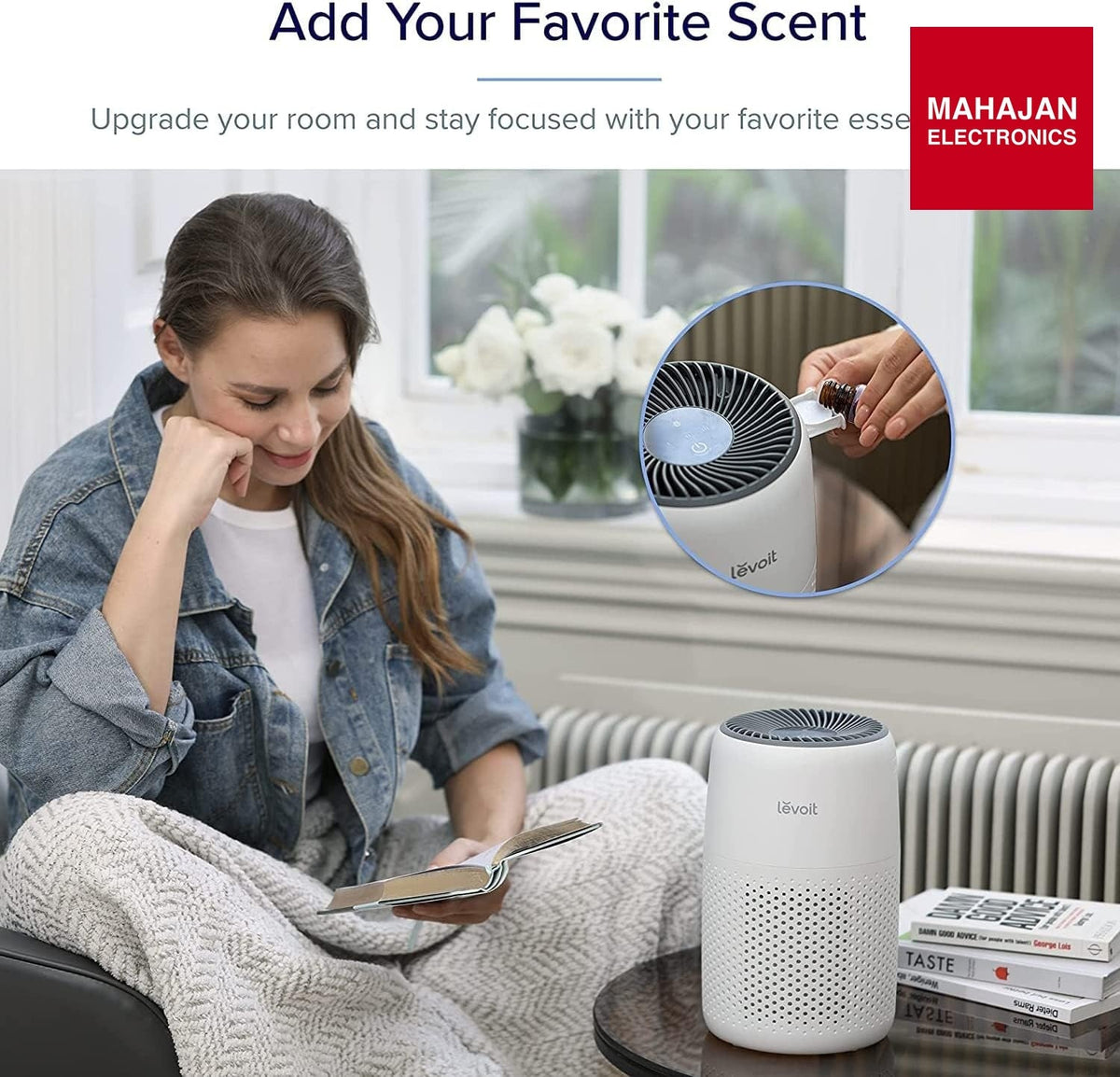 LEVOIT Core Mini Air Purifier For Coverage Area 183 Sq Ft, H13 Truehepa Filter, Remove 99.97% Dust, Smoke, & – Mahajan Electronics Online.