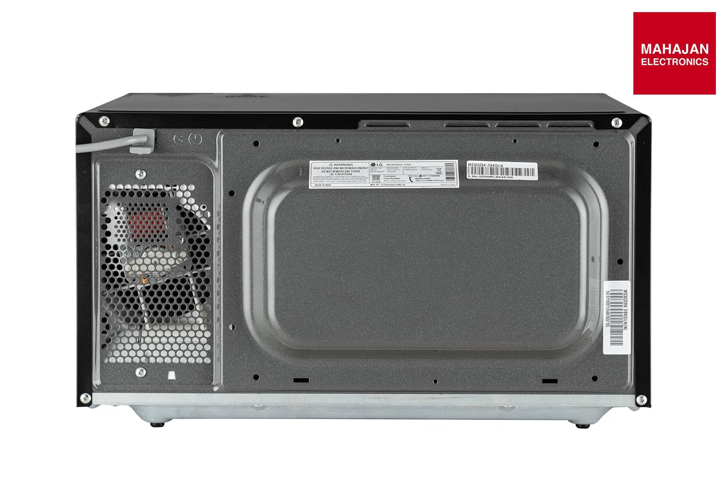 LG 30 L Solo Microwave Oven (MS3032BK, Black, 44 Auto Cook Menu, Steam Clean, Anti-bacterial cavity) – Mahajan Electronics Online.