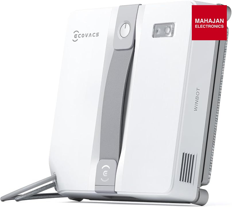 ECOVACS WINBOT Window Cleaning Robot | Compact Design | Dual Ultrasonic Spray | Intelligent Path Planning – Mahajan Electronics Online.