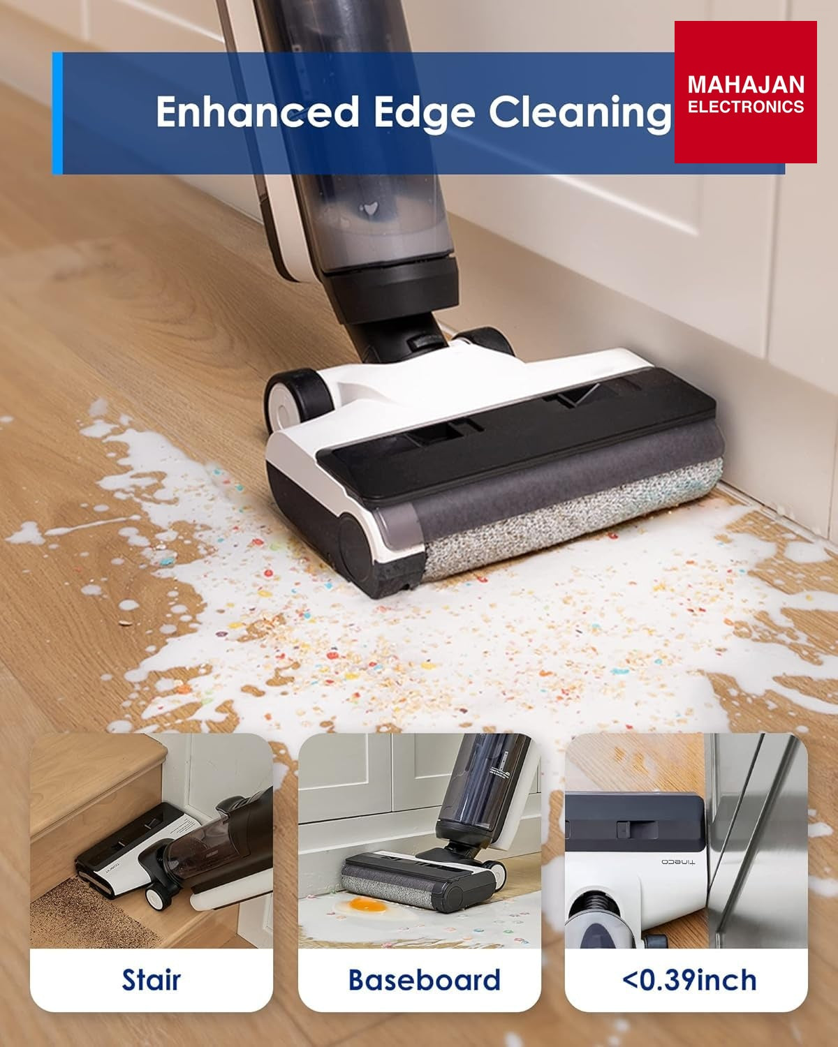 Tineco S5 Combo Cordless Wet & Dry Vacuum Cleaner, Converts to Handvac, Lightweight & Self-Propelled – Mahajan Electronics Online.