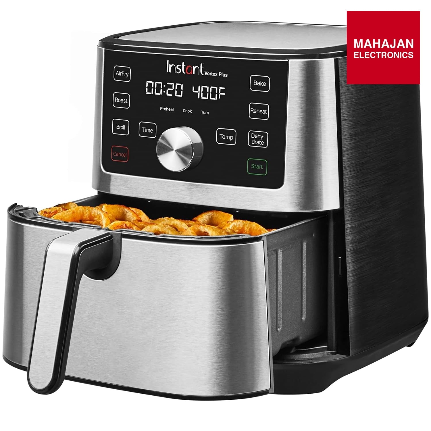 Instant Pot Air Fryer, Vortex 6 Litre, Touch Control Panel, 360° EvenCrisp Technology, Uses 95% less Oil – Mahajan Electronics Online.