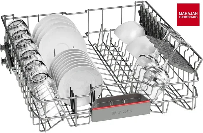 Bosch SMI4IKS00I Series 4 60 cm 14 Place Settings Semi-Integrated Dishwasher Stainless Steel, Home Connect, 6 – Mahajan Electronics Online.