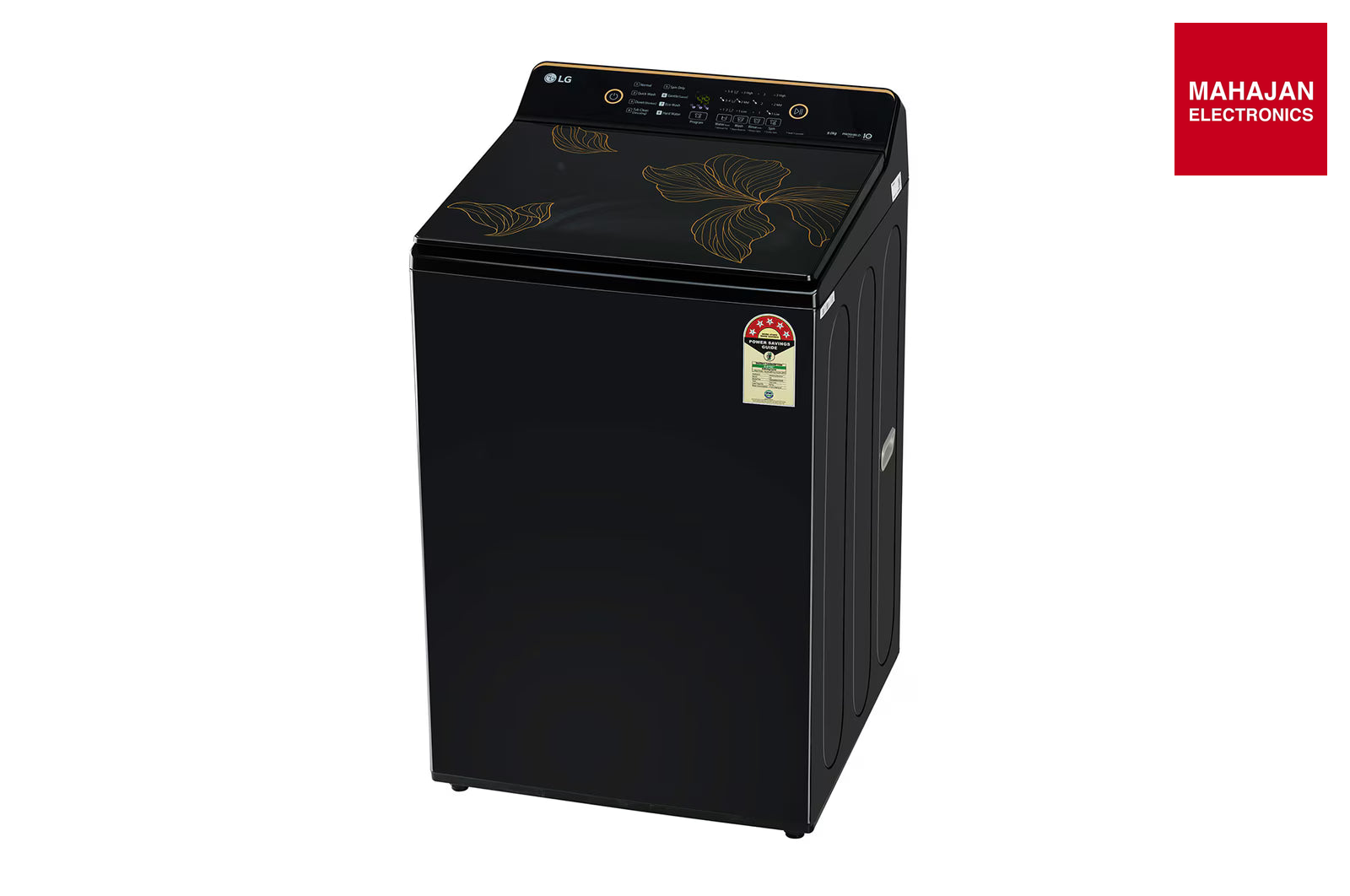 LG T90KMOB1Z 9Kg Top Load Washing Machine, Hard Water Wash, Onyx Black, 5 Star 2025 – Mahajan Electronics Online.
