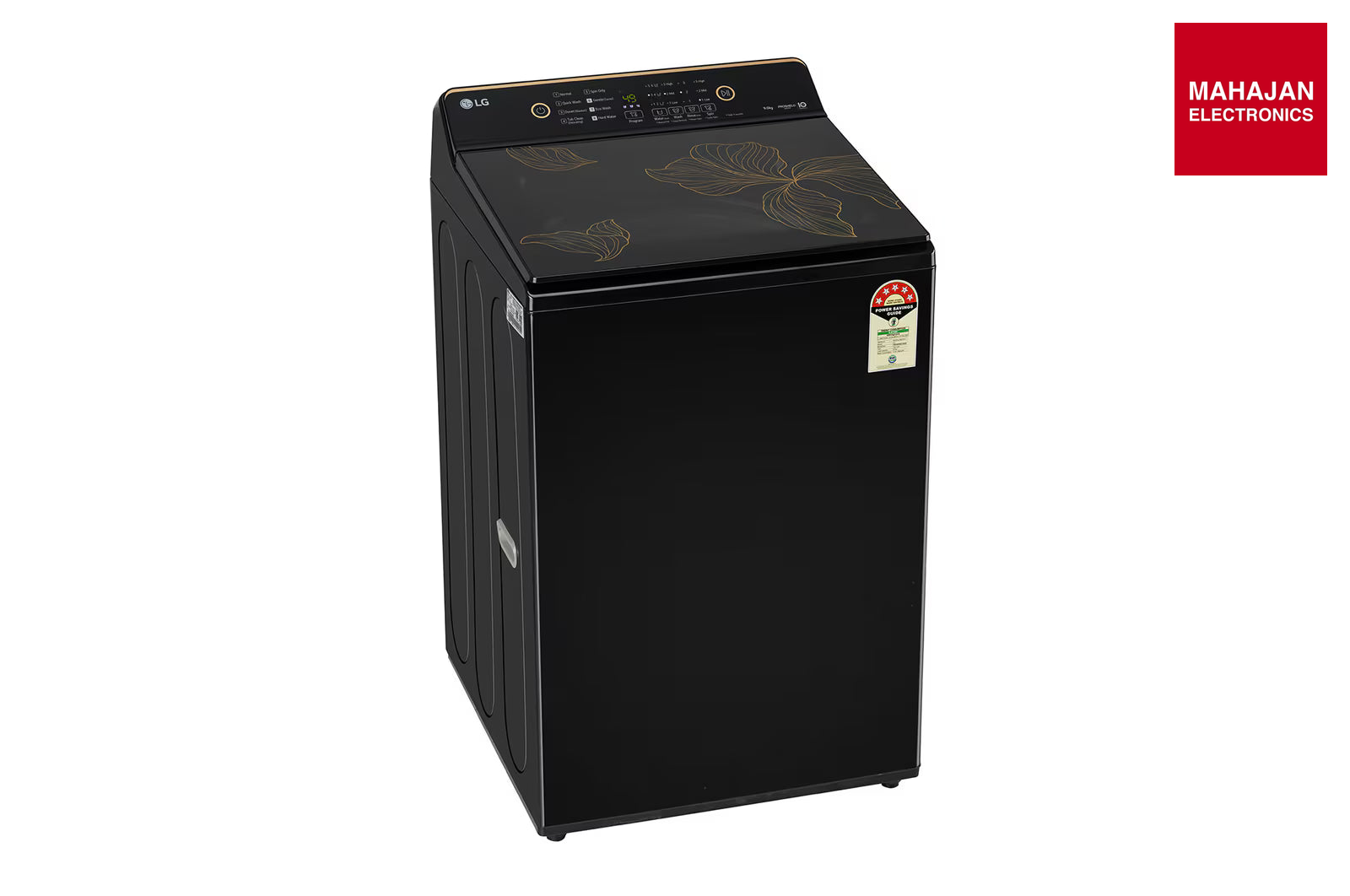 LG T90KMOB1Z 9Kg Top Load Washing Machine, Hard Water Wash, Onyx Black, 5 Star 2025 – Mahajan Electronics Online.
