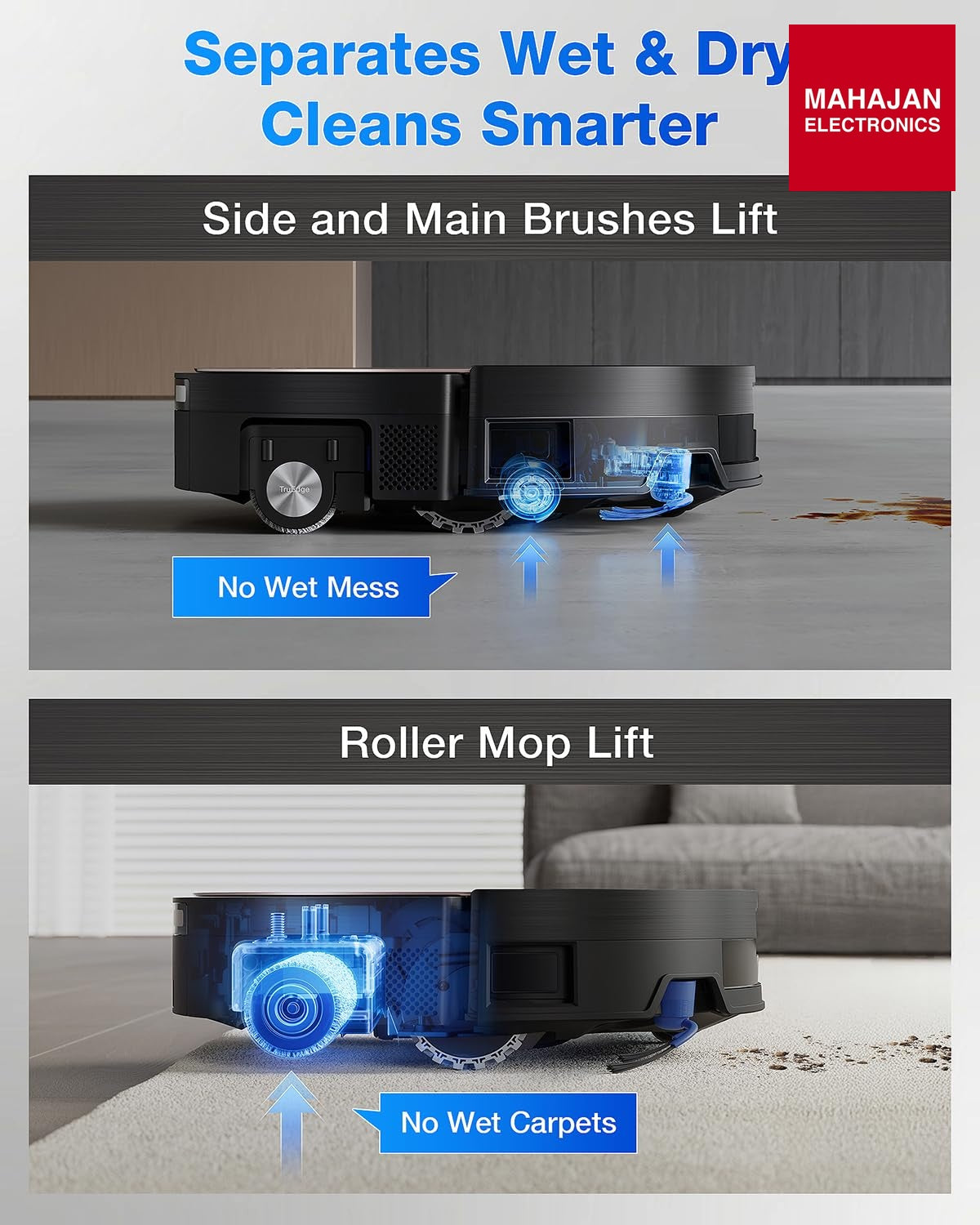 ECOVACS DEEBOT X11 OmniCyclone Robot Vacuum and Mop, PowerBoost Charging, OZMO Roller 2.0 Instant – Mahajan Electronics Online.