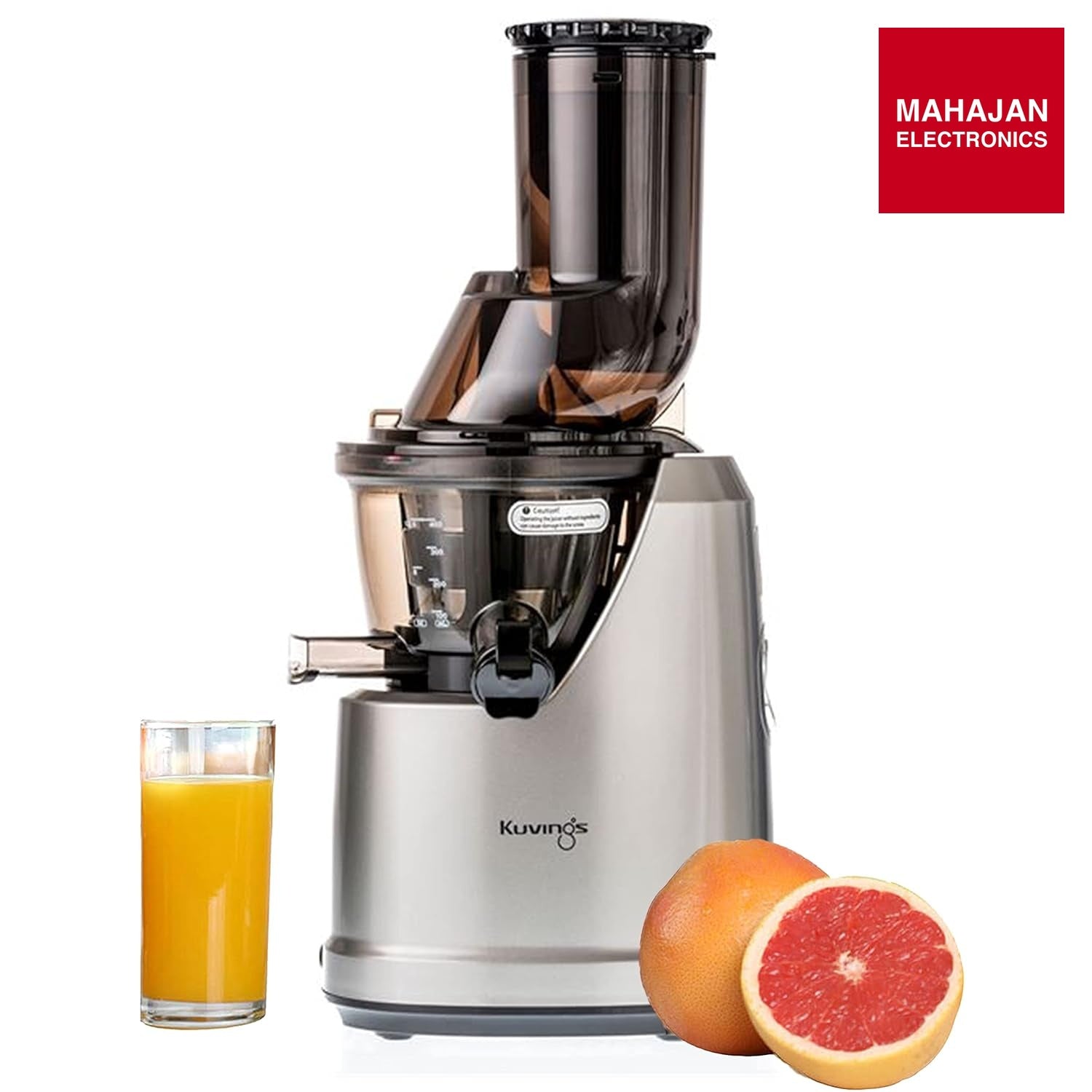Kuvings B1700 Dark Silver Cold Press Whole Slow Juicer, Patented JMCS Technology for 10% More Juice, All-in-1 – Mahajan Electronics Online.
