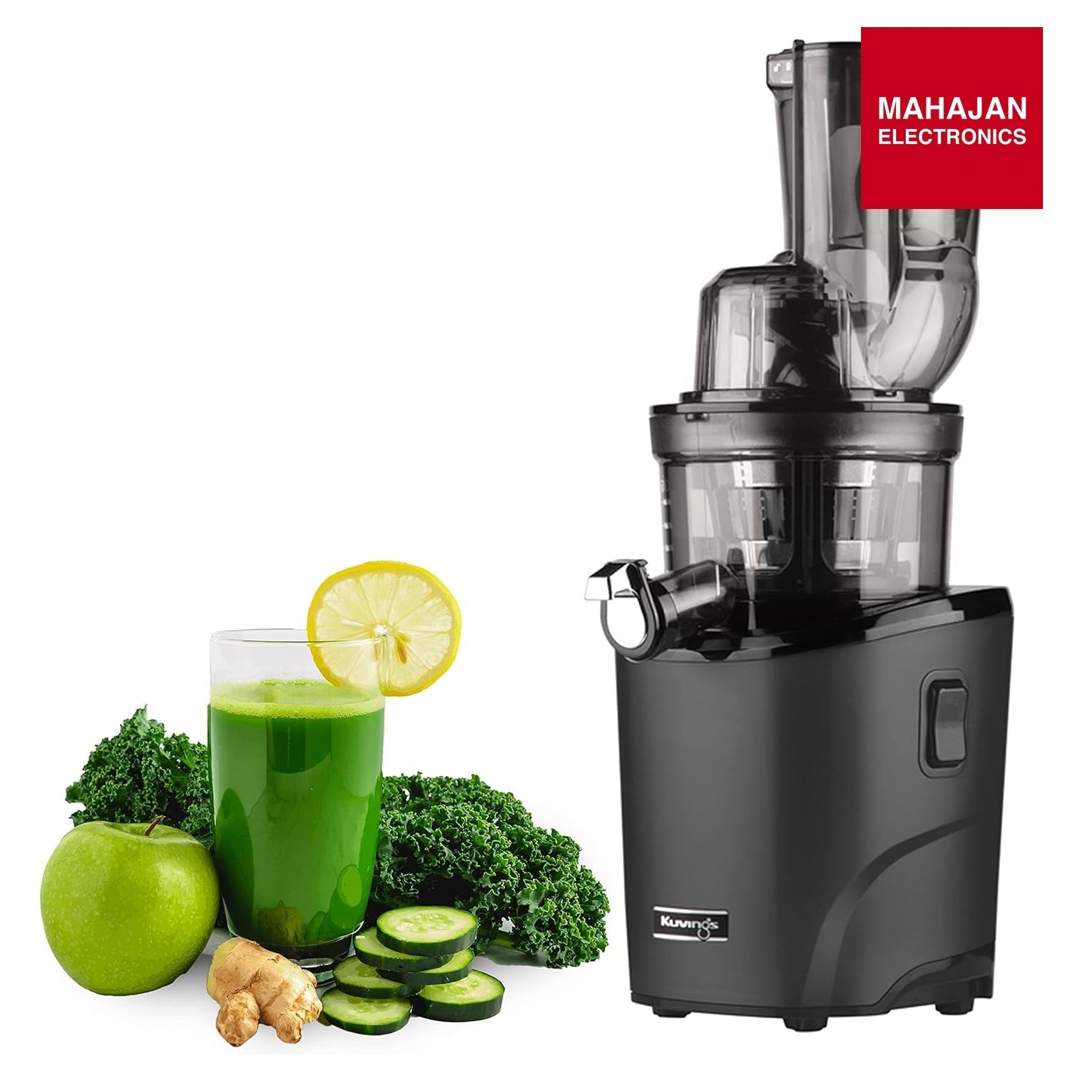 Kuvings REVO830 Black Luxury Cold Press Whole Slow Juicer, World's 1st Patented Auto-Cutting Auger to reduce – Mahajan Electronics Online.