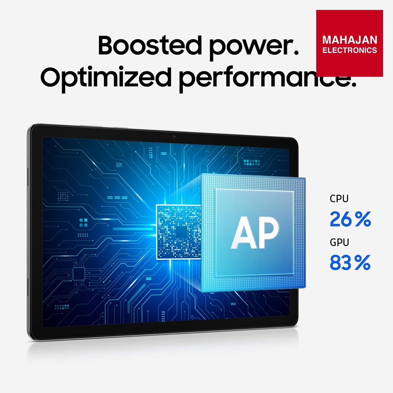 Samsung Galaxy Tab A11+, 27.82 cm (11 inch) Display, 6 GB RAM, 128 GB Storage, 90Hz Refresh Rate, AI with – Mahajan Electronics Online.