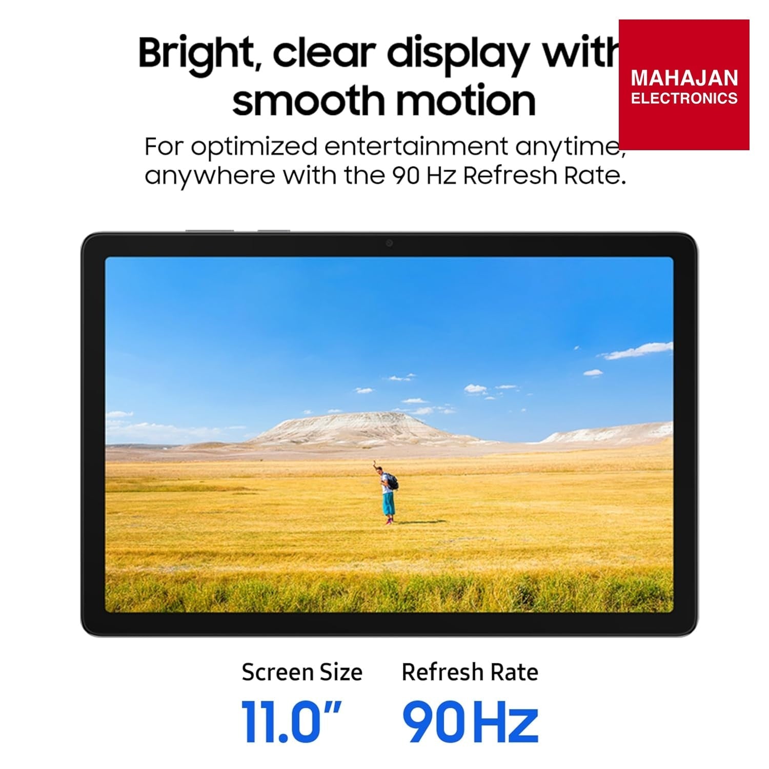 Samsung Galaxy Tab A11+, 27.82 cm (11 inch) Display, 6 GB RAM, 128 GB Storage, 90Hz Refresh Rate, AI with – Mahajan Electronics Online.