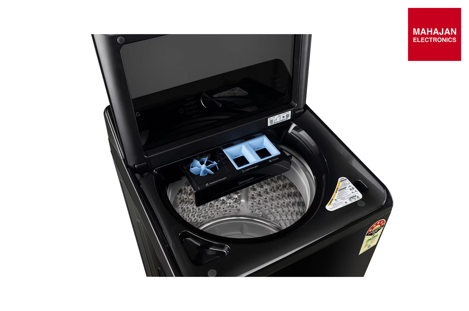LG TX311NWO 11Kg Top Load Washing Machine, AI Direct Drive™, 6 Motion DD, Onyx Black, 5 Star – Mahajan Electronics Online.
