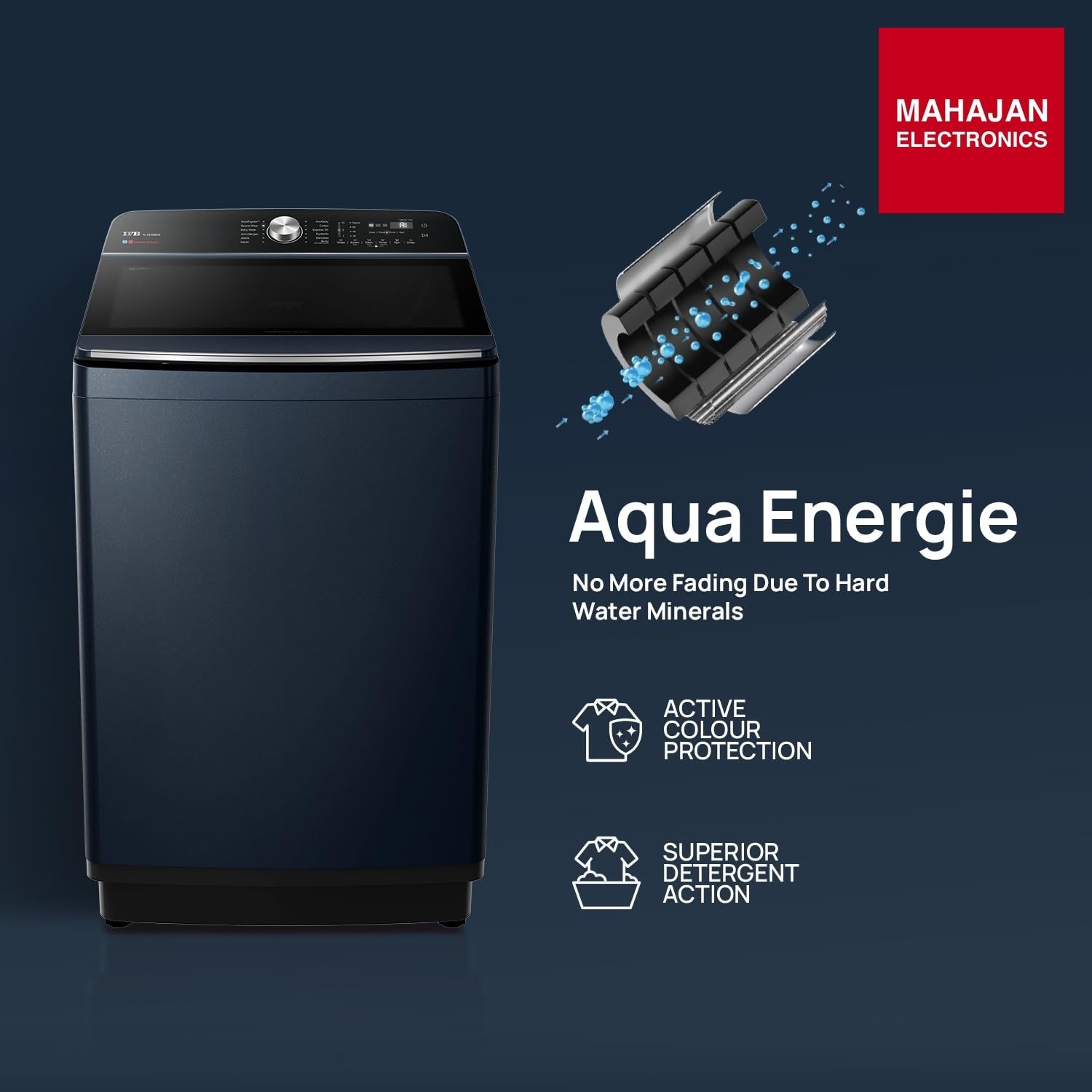 IFB TL-121RB2SID 12 kg Aqua Top Load Washing Machine Built-in Heater 720 rpm | Royal Blue – Mahajan Electronics Online.