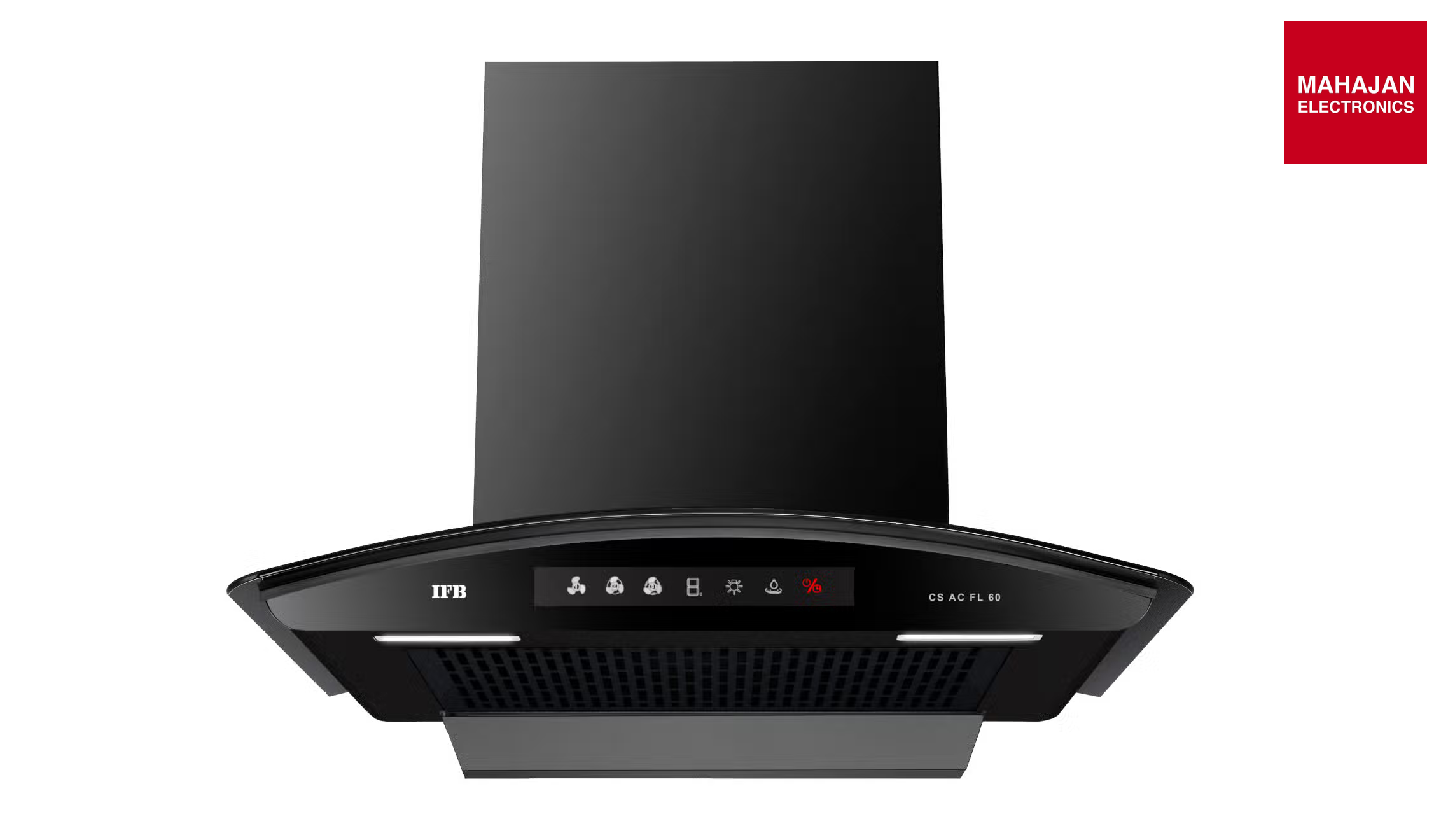 IFB CS AC FL P 60 60cm Wall Mount Chimney| Auto Clean | Hand Sensor + Feather Touch Controls | Decorative – Mahajan Electronics Online.