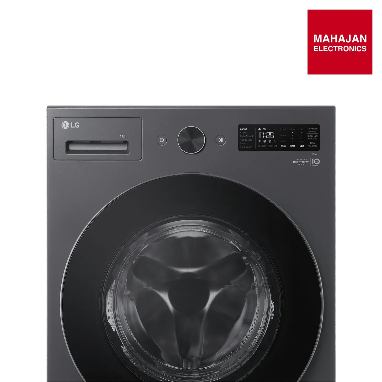 Buy LG FX62515B9E 15 Kg Fully Automatic Front Load Washing Machine Online at Best Price in Delhi NCR – Mahajan Electronics Online.