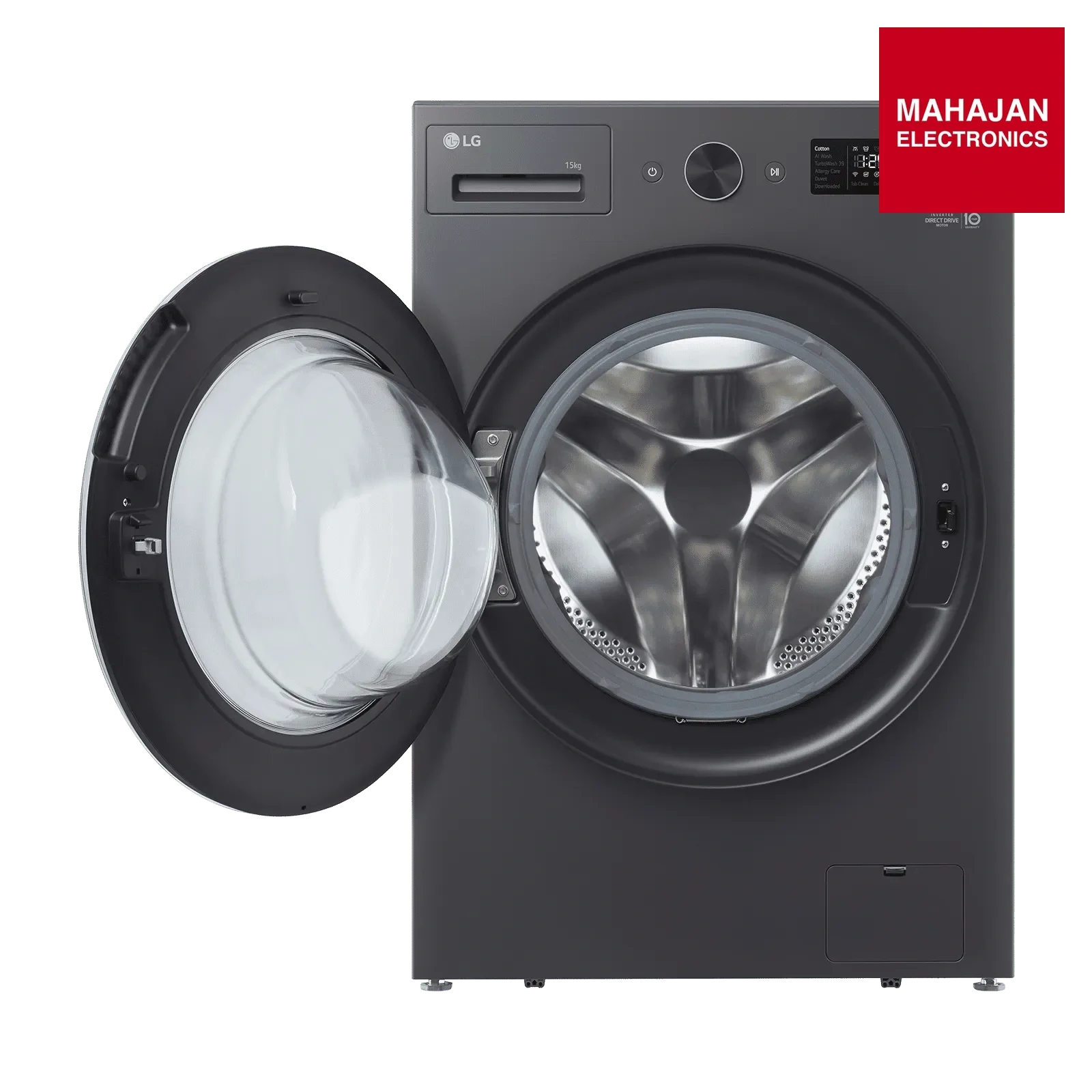 Buy LG FX62515B9E 15 Kg Fully Automatic Front Load Washing Machine Online at Best Price in Delhi NCR – Mahajan Electronics Online.