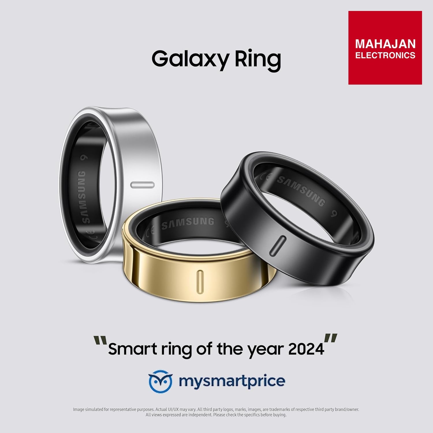 Samsung Galaxy Ring, with Smart AI, Size First W/Sizing Kit, No App Subscription, Fitness Monitor, Sleep – Mahajan Electronics Online.