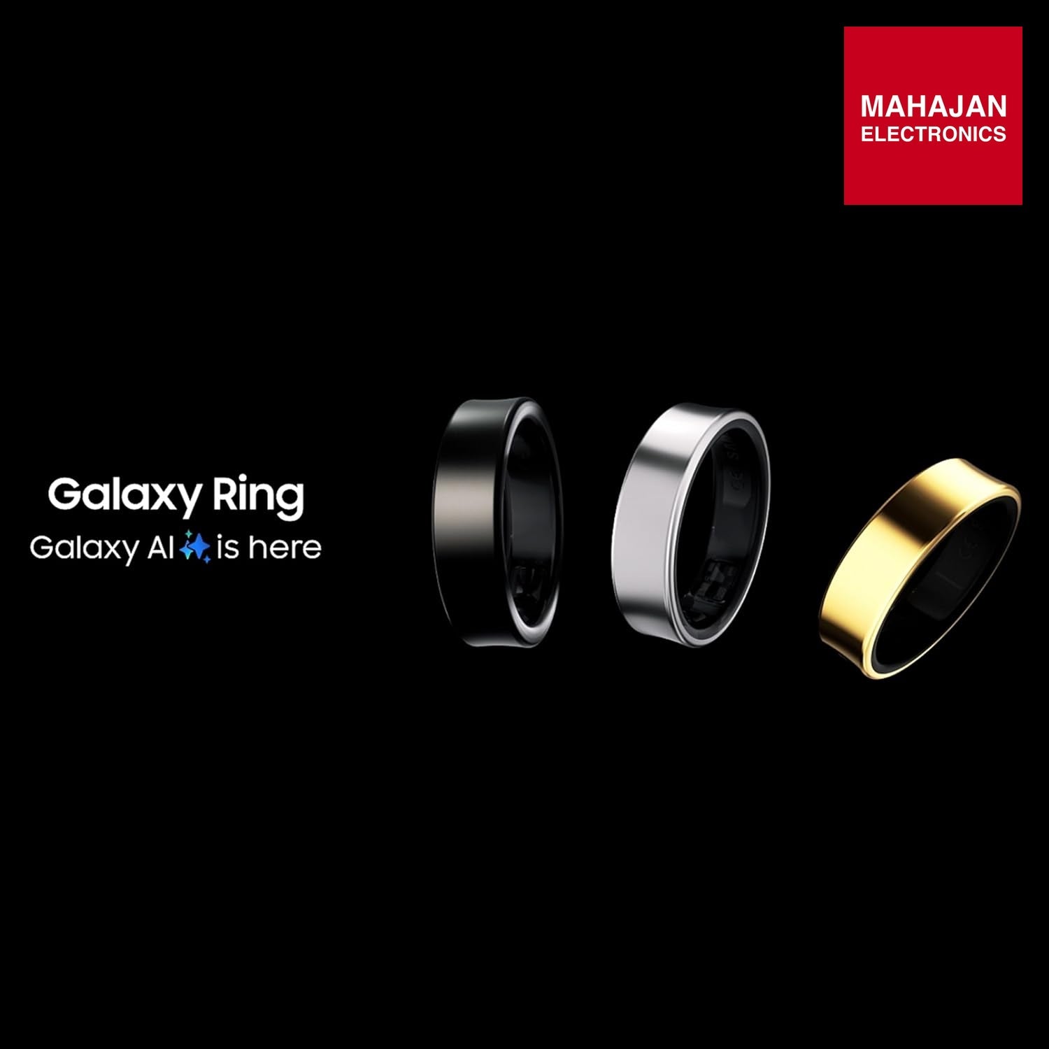 Samsung Galaxy Ring, with Smart AI, Size First W/Sizing Kit, No App Subscription, Fitness Monitor, Sleep – Mahajan Electronics Online.