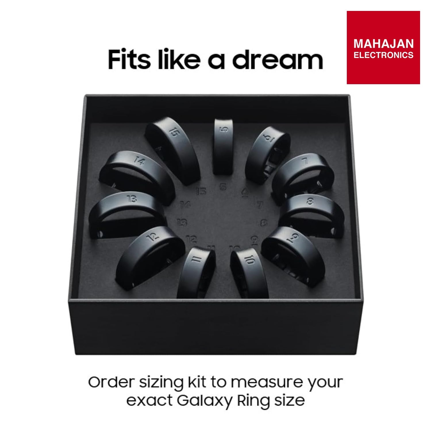 Samsung Galaxy Ring, with Smart AI, Size First W/Sizing Kit, No App Subscription, Fitness Monitor, Sleep – Mahajan Electronics Online.