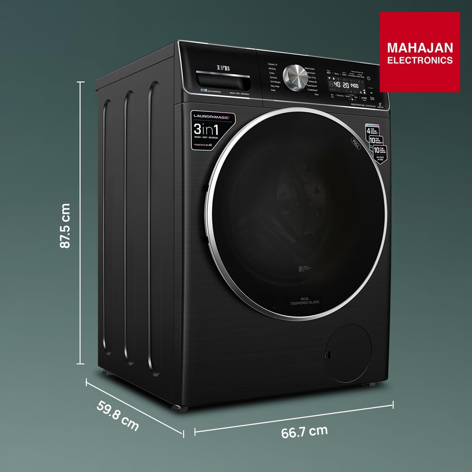 IFB WDR Executive Plus ZBG 11/7/3 kg Fully Automatic Washer Dryer Refresher with Steam Refresh, AI DOS, 100% – Mahajan Electronics Online.