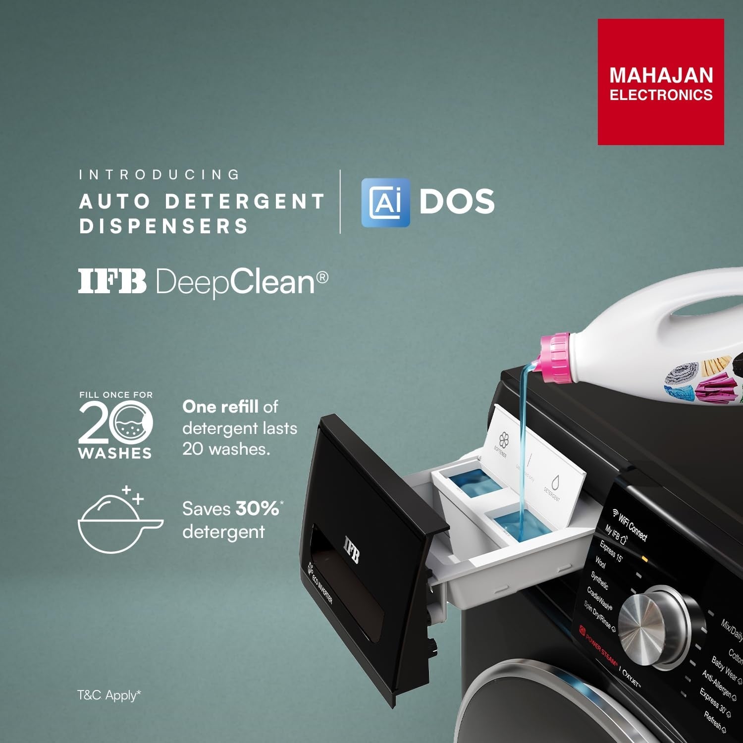 IFB WDR Executive Plus ZBG 11/7/3 kg Fully Automatic Washer Dryer Refresher with Steam Refresh, AI DOS, 100% – Mahajan Electronics Online.
