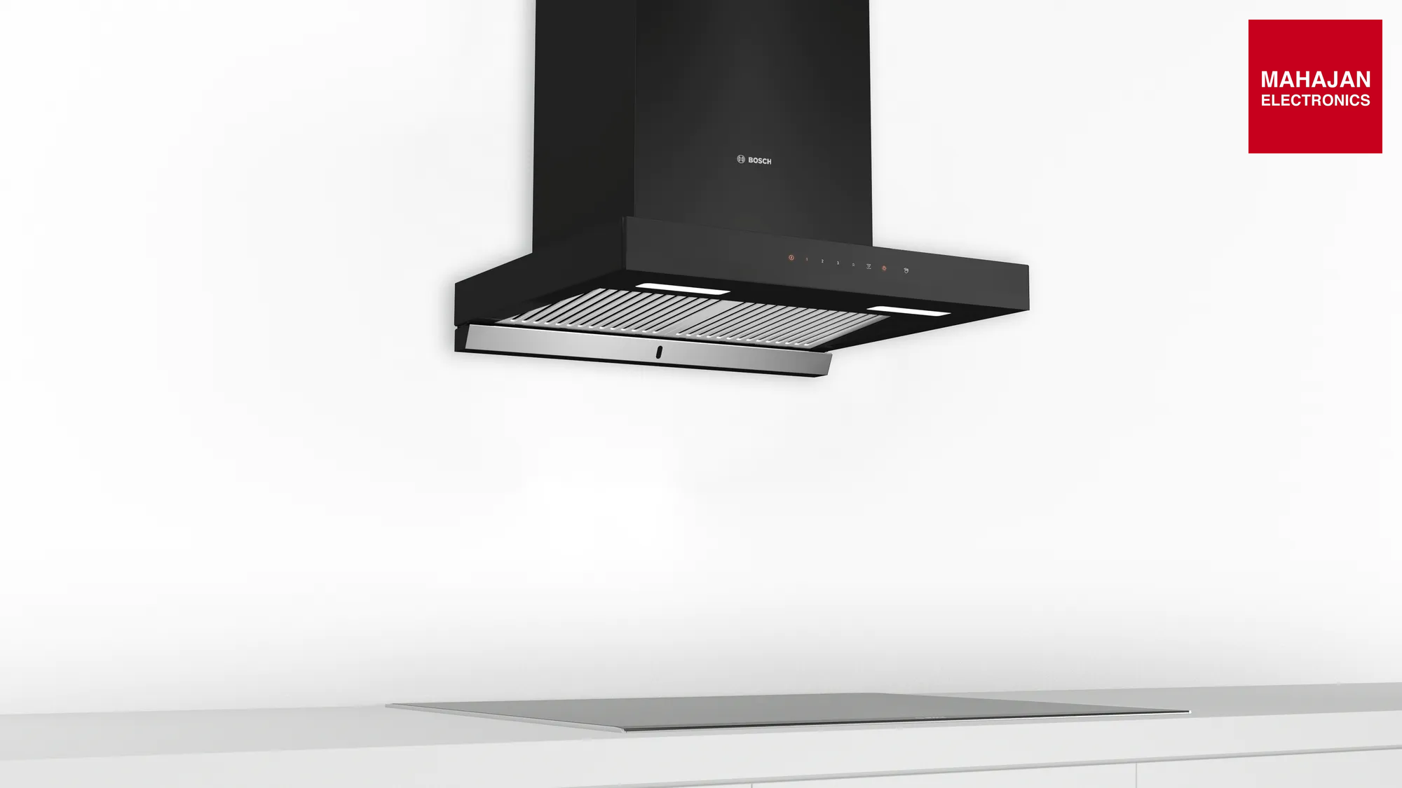 Bosch DWBA68H60I Serie | 4 wall-mounted cooker hood 60 cm flat black Bosch