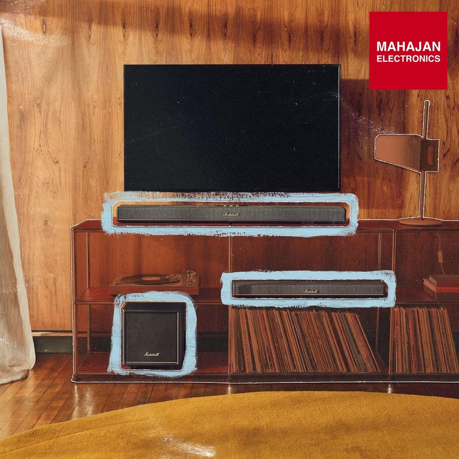 Marshall Heston SUB 200 Wireless subwoofer with Bluetooth LE-Audio – Mahajan Electronics Online.